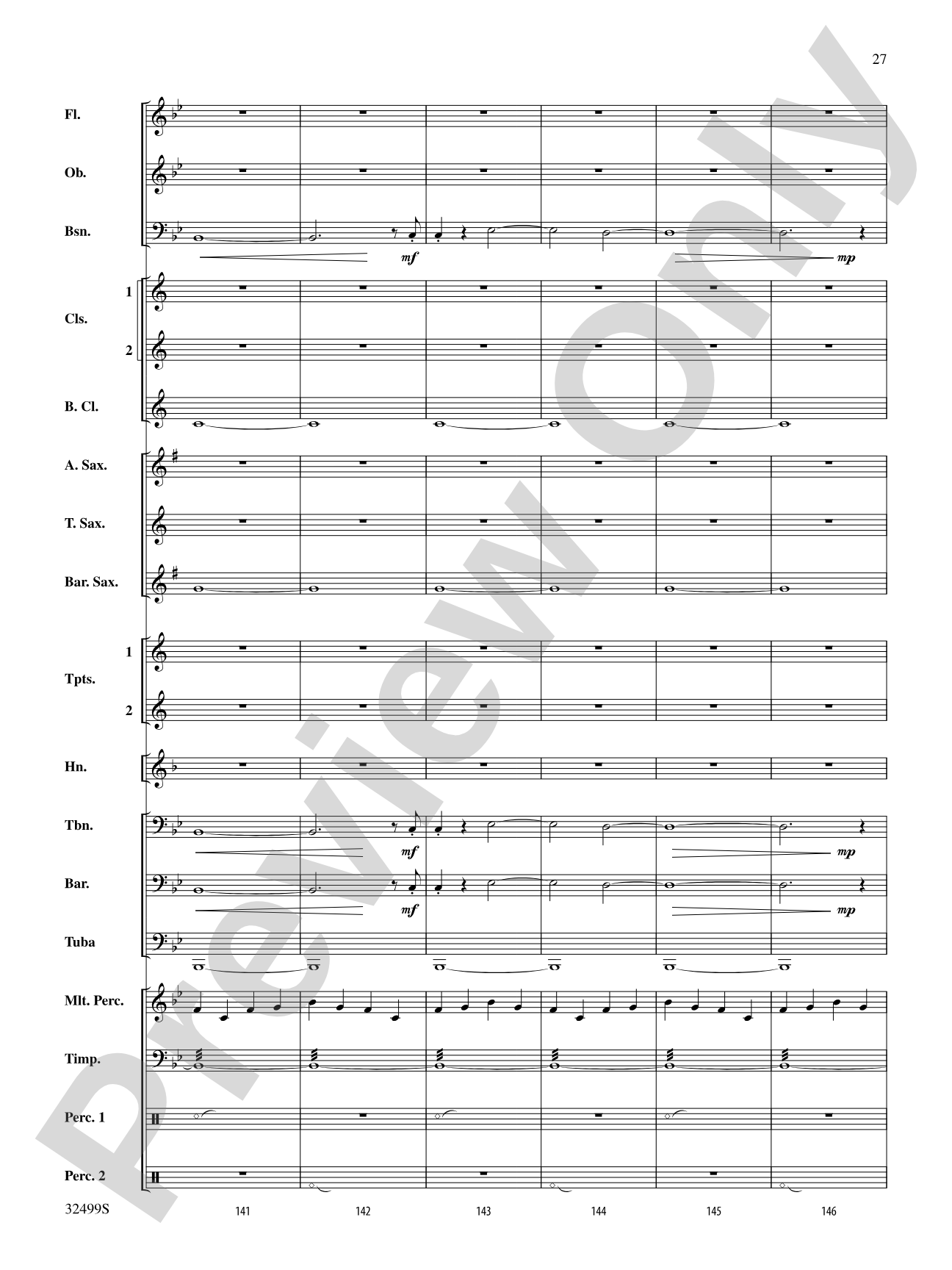 Russian Christmas Music: Concert Band Conductor Score & Parts