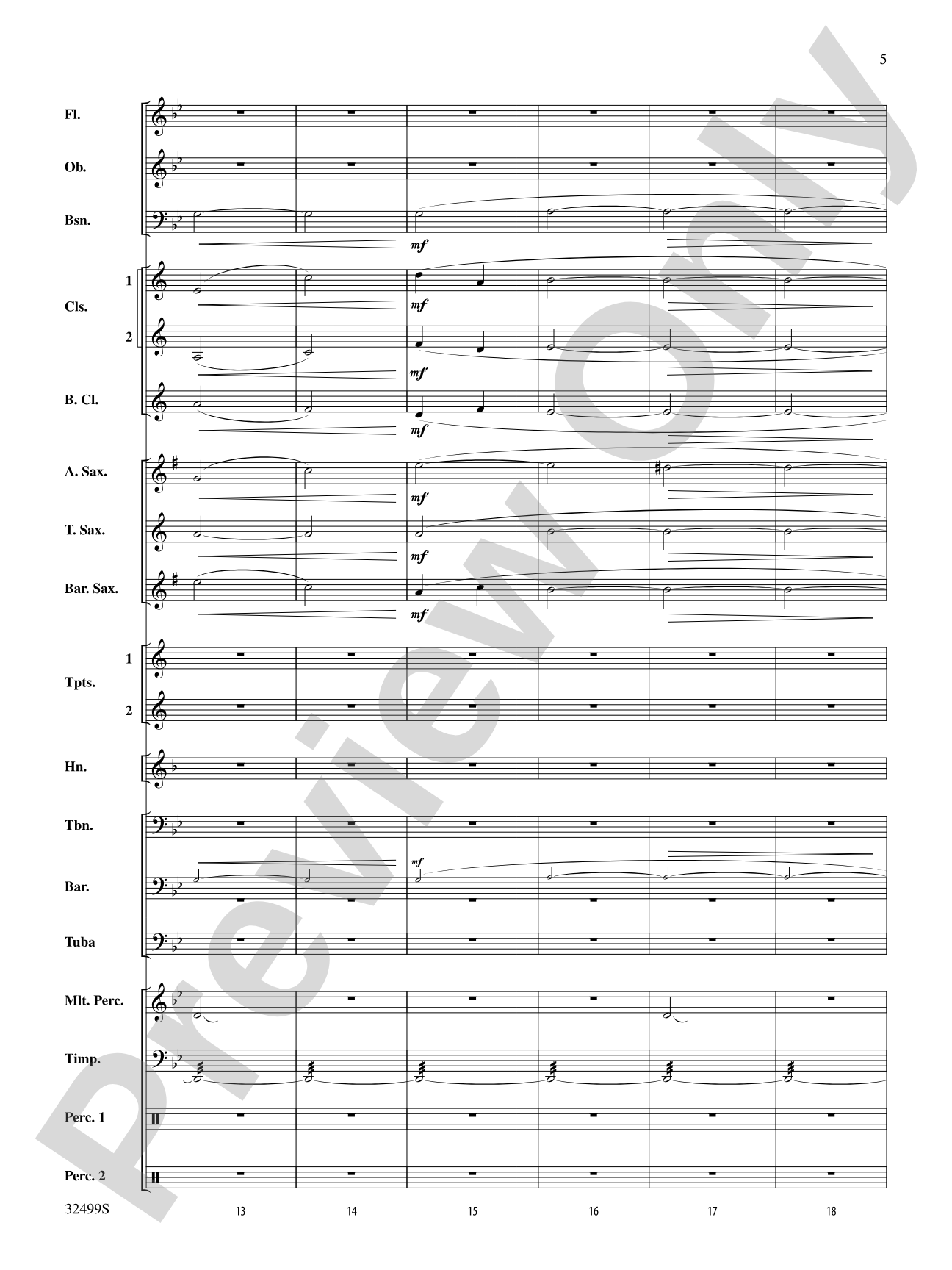 Russian Christmas Music: Concert Band Conductor Score & Parts