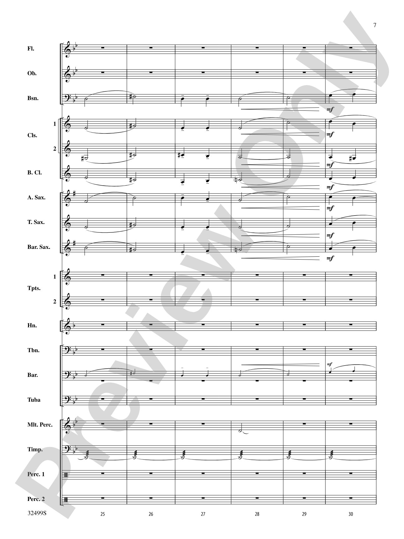 Russian Christmas Music: Concert Band Conductor Score & Parts