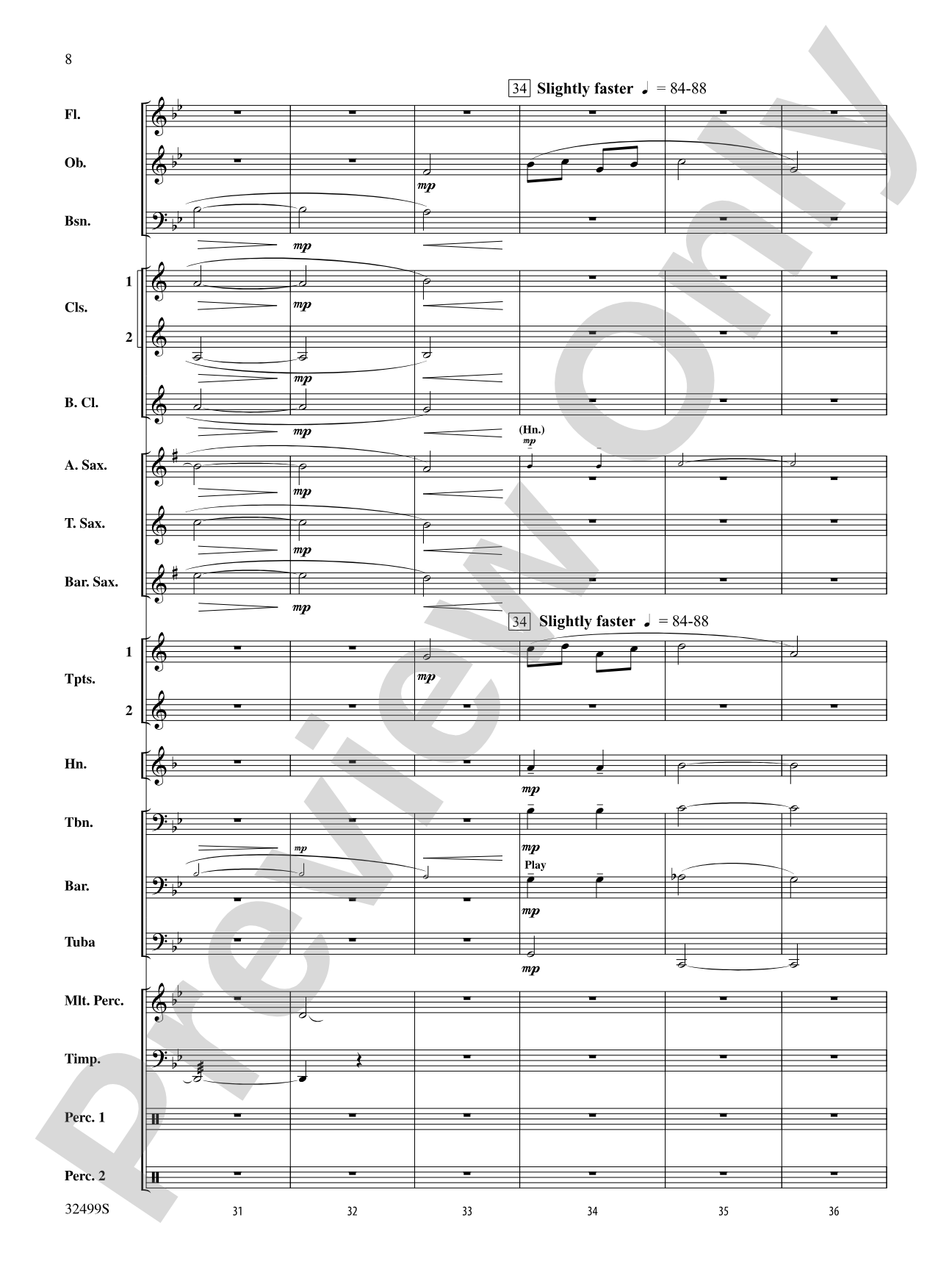 Russian Christmas Music: Concert Band Conductor Score & Parts