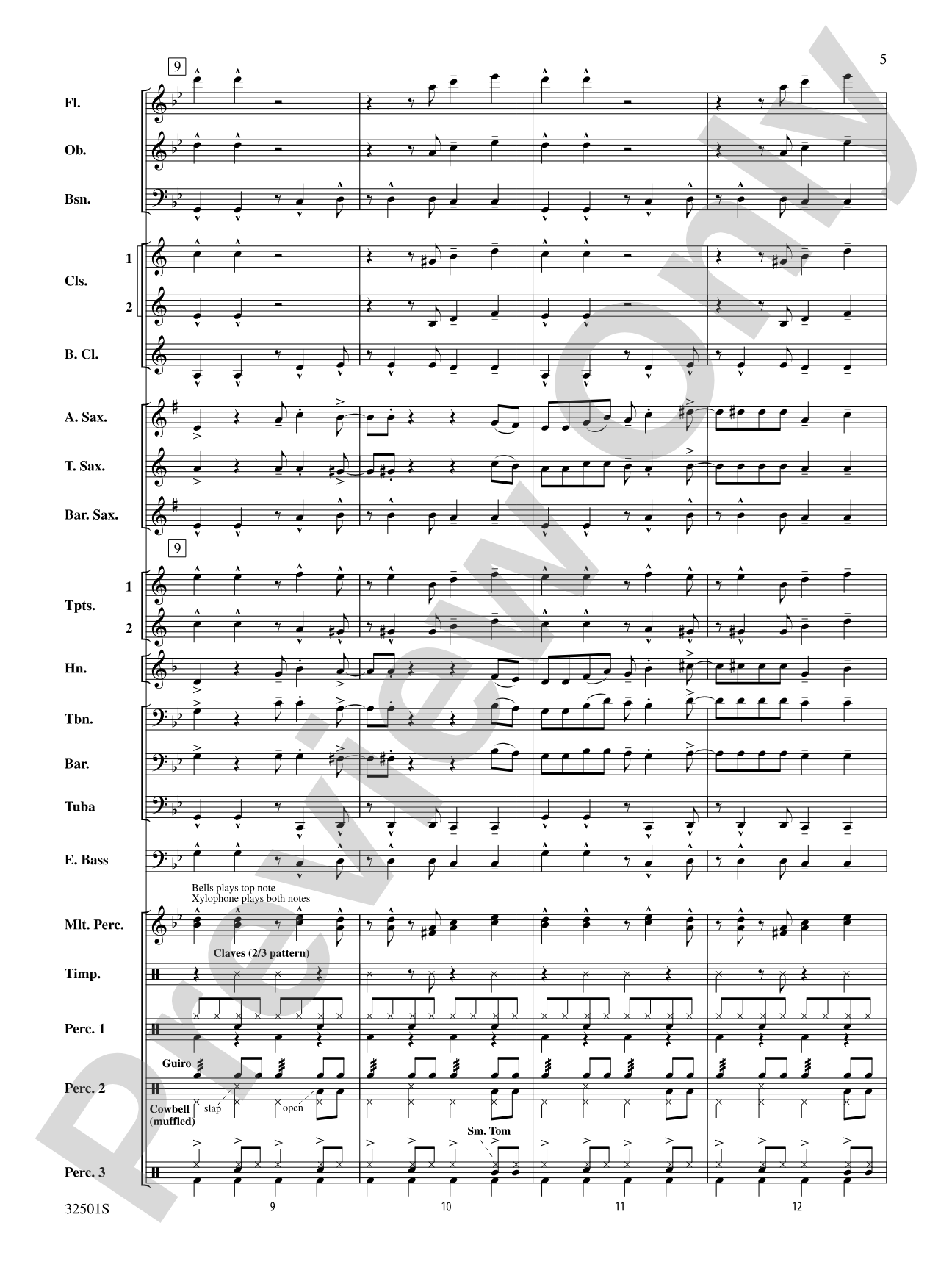 Let's Get Loud: Concert Band Conductor Score & Parts