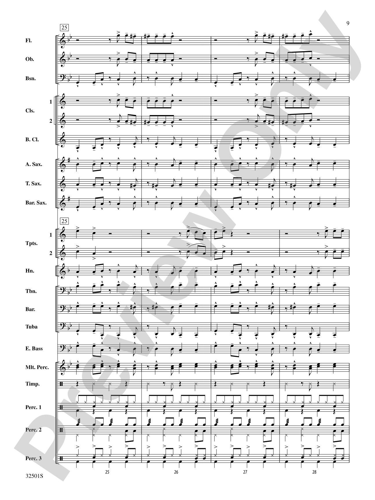 Let's Get Loud: Concert Band Conductor Score & Parts