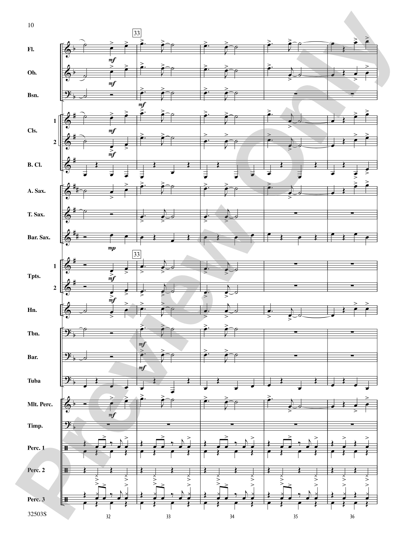 Mack the Knife: Concert Band Conductor Score & Parts