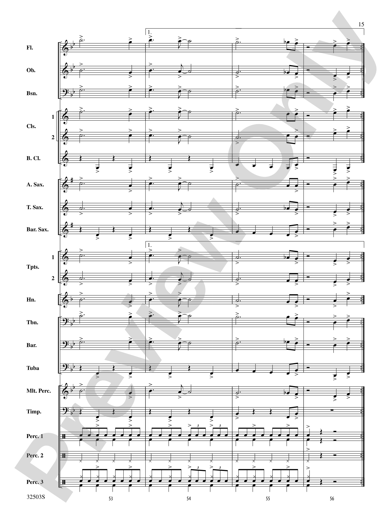 Mack the Knife: Concert Band Conductor Score & Parts