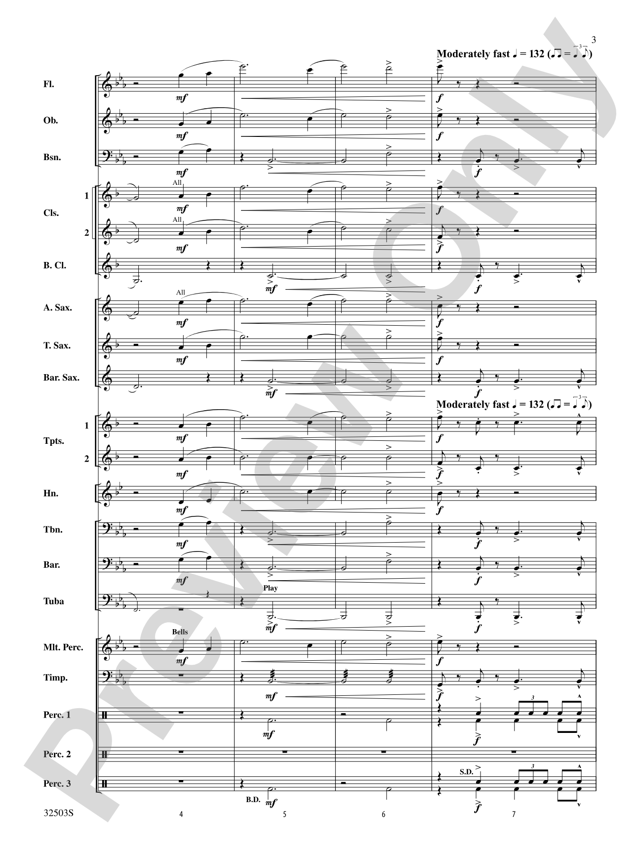 Mack the Knife: Concert Band Conductor Score & Parts