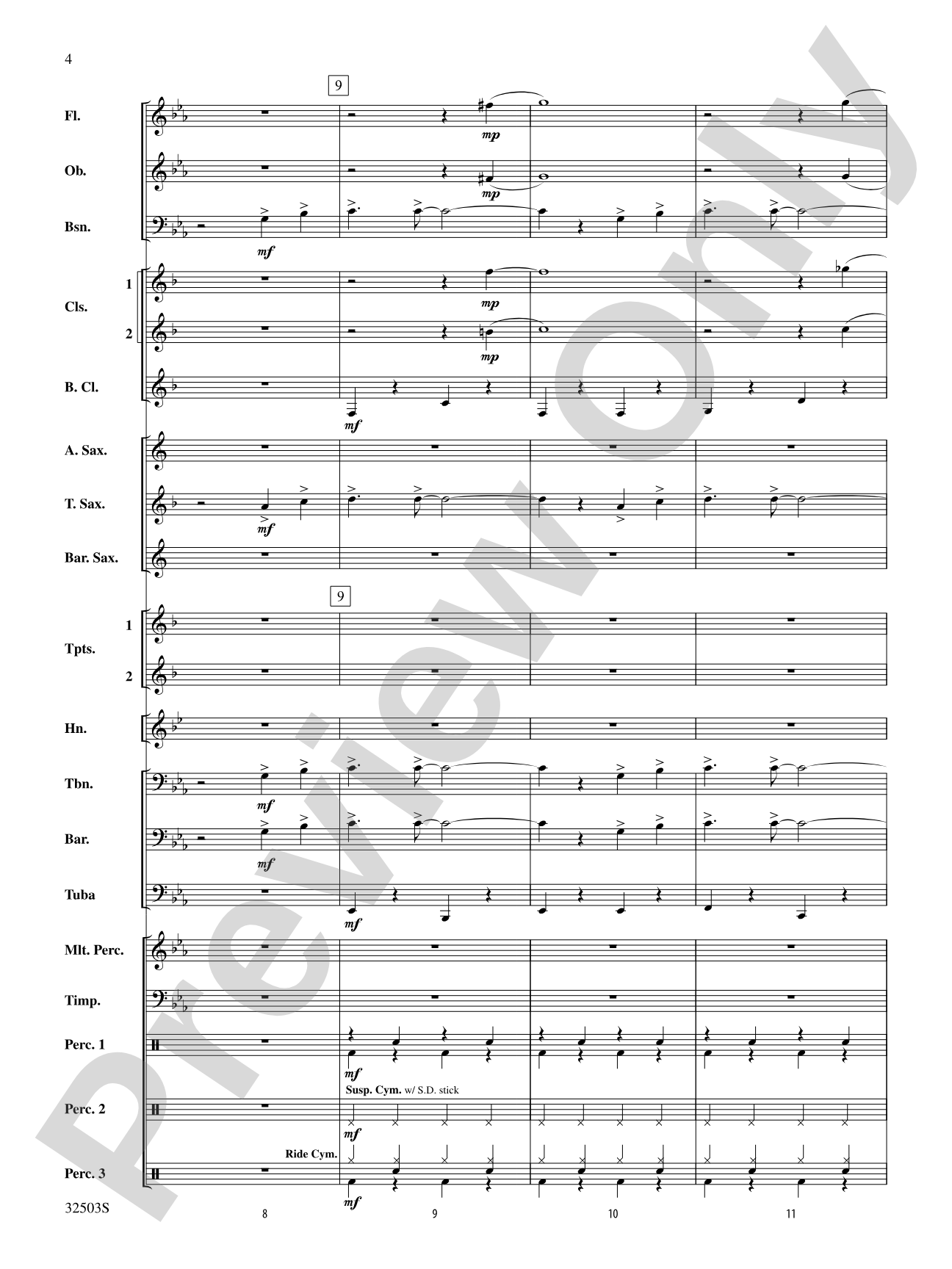 Mack the Knife: Concert Band Conductor Score & Parts