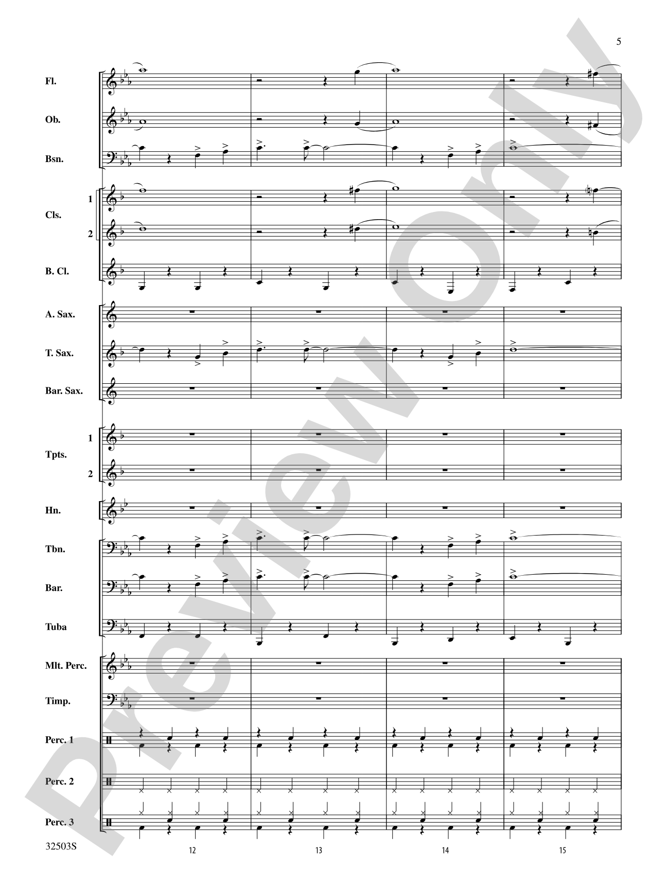 Mack the Knife: Concert Band Conductor Score & Parts