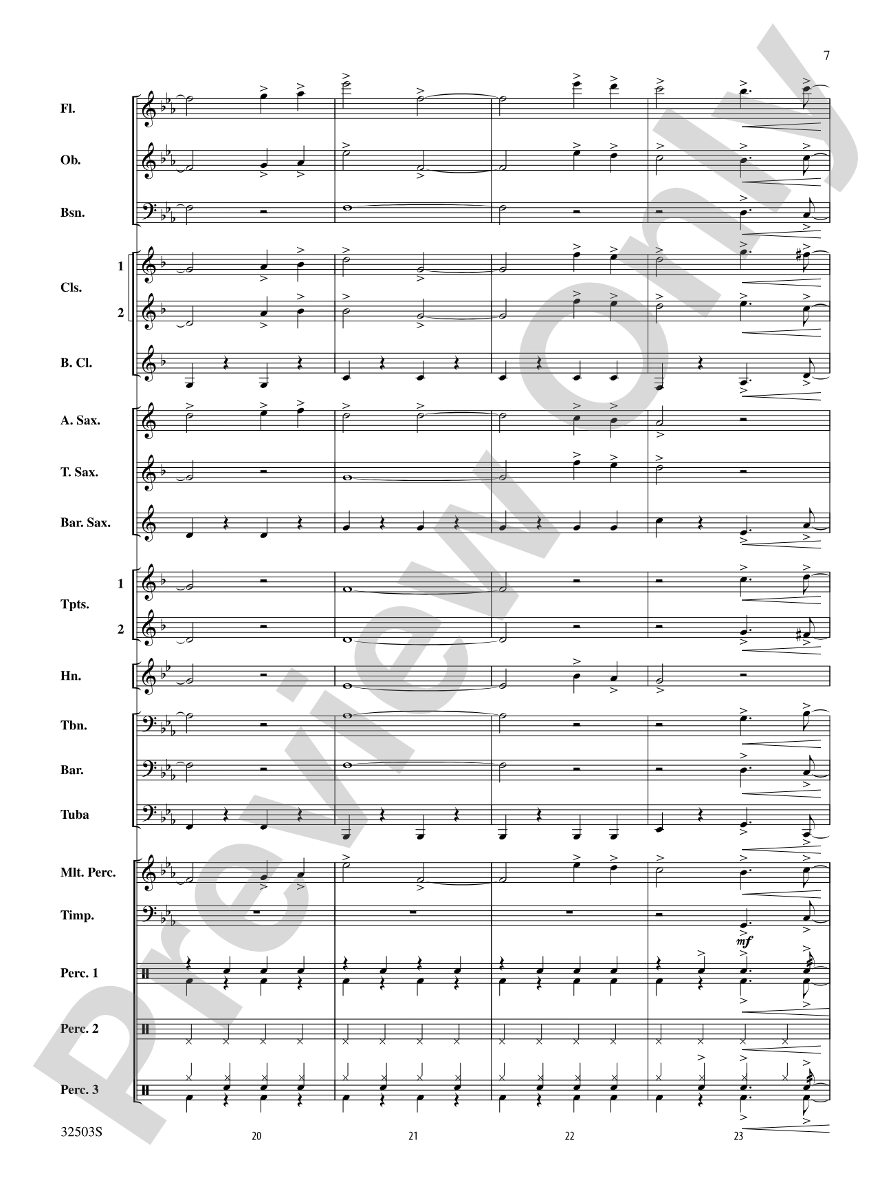 Mack the Knife: Concert Band Conductor Score & Parts