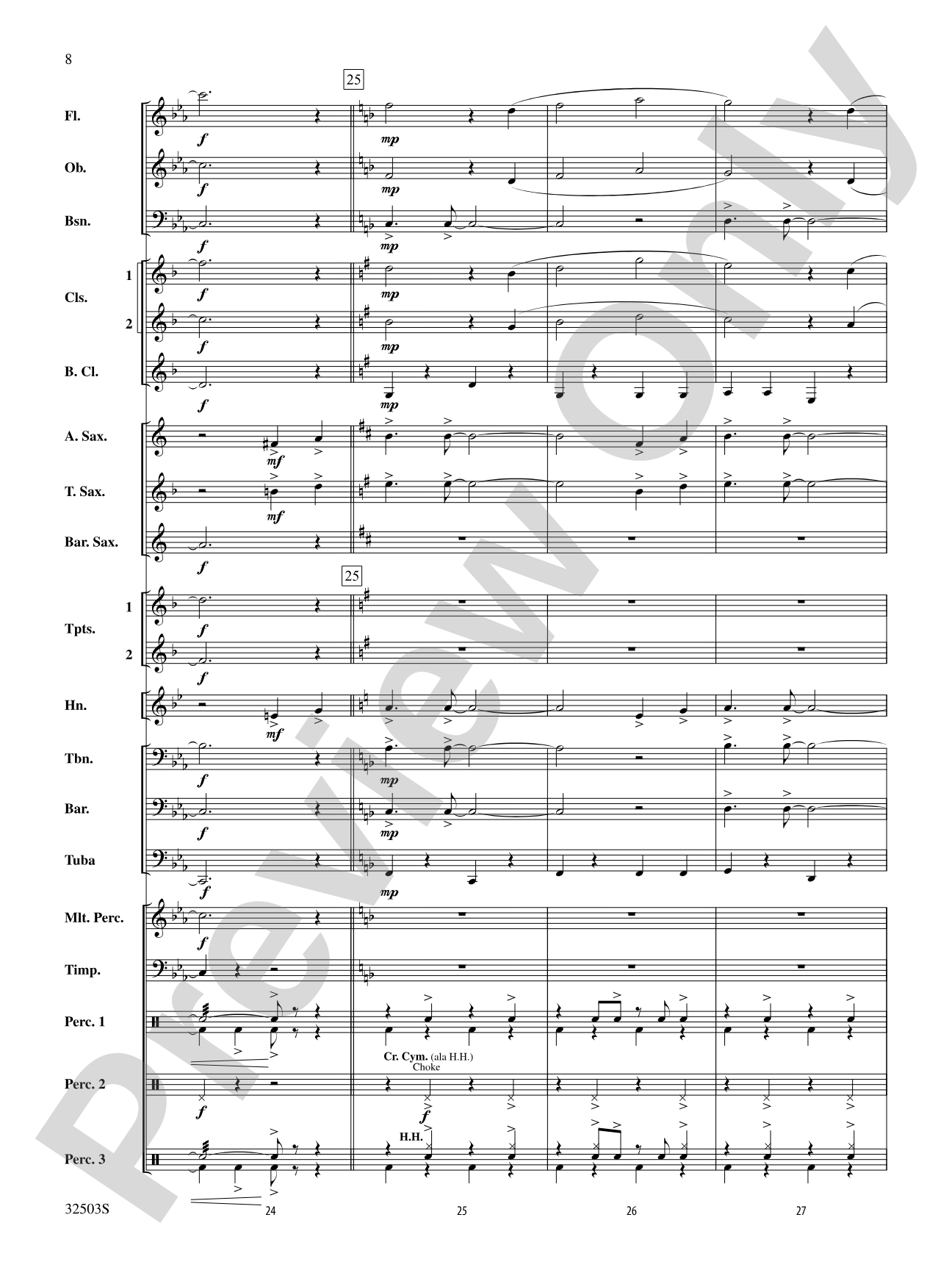 Mack the Knife: Concert Band Conductor Score & Parts