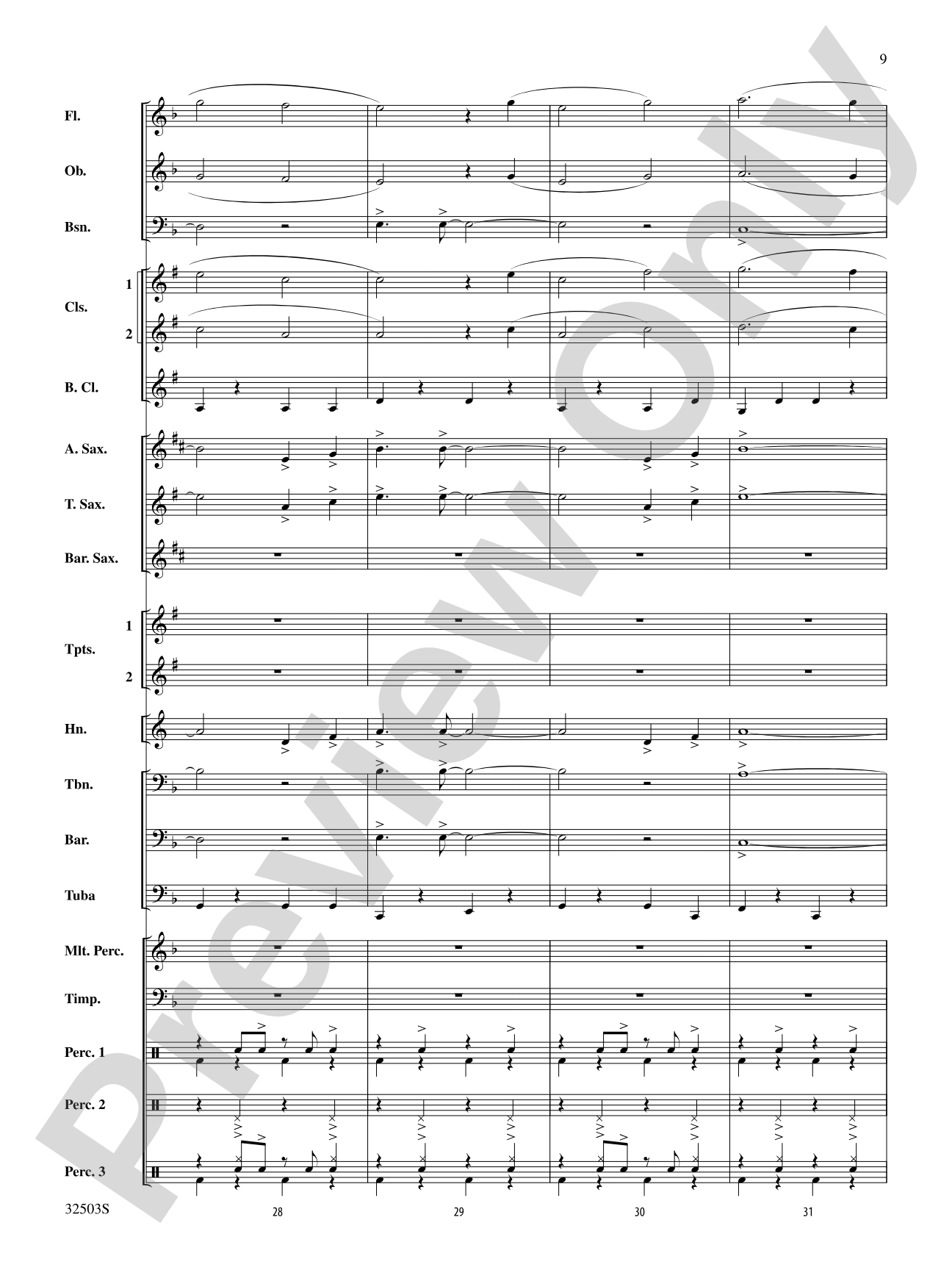 Mack the Knife: Concert Band Conductor Score & Parts