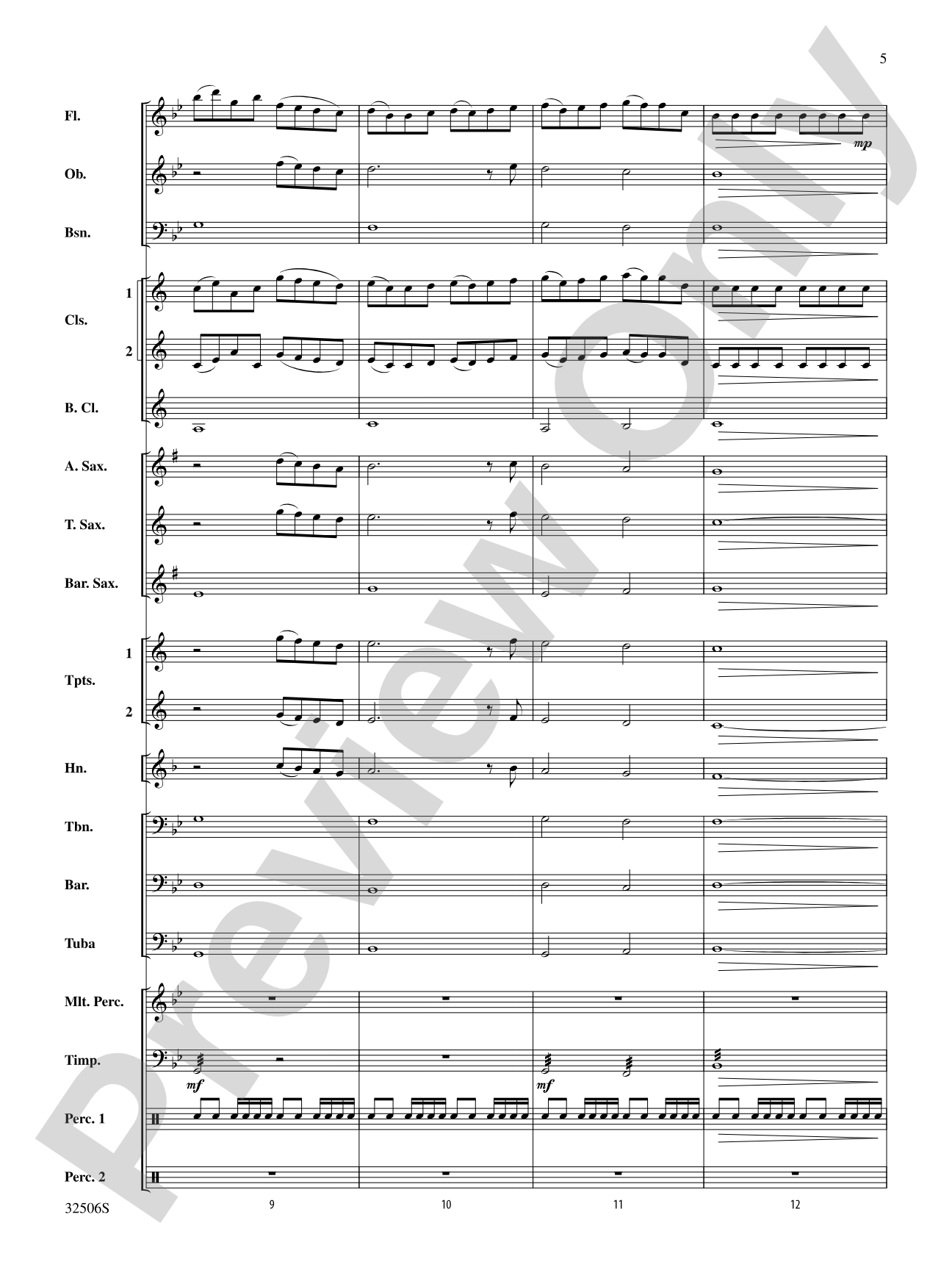 Believe (Winter Olympics 2010): Concert Band Conductor Score & Parts