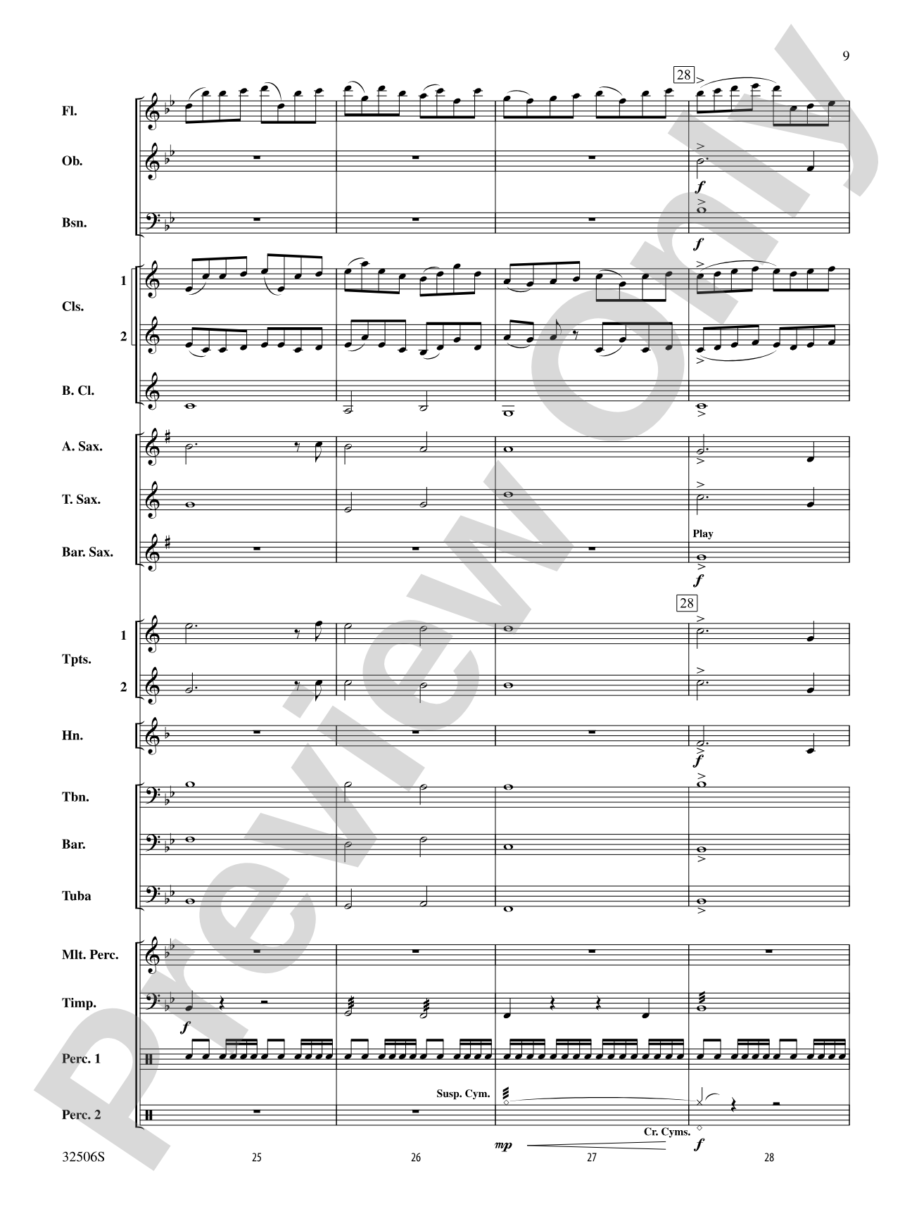 Believe (Winter Olympics 2010): Concert Band Conductor Score & Parts