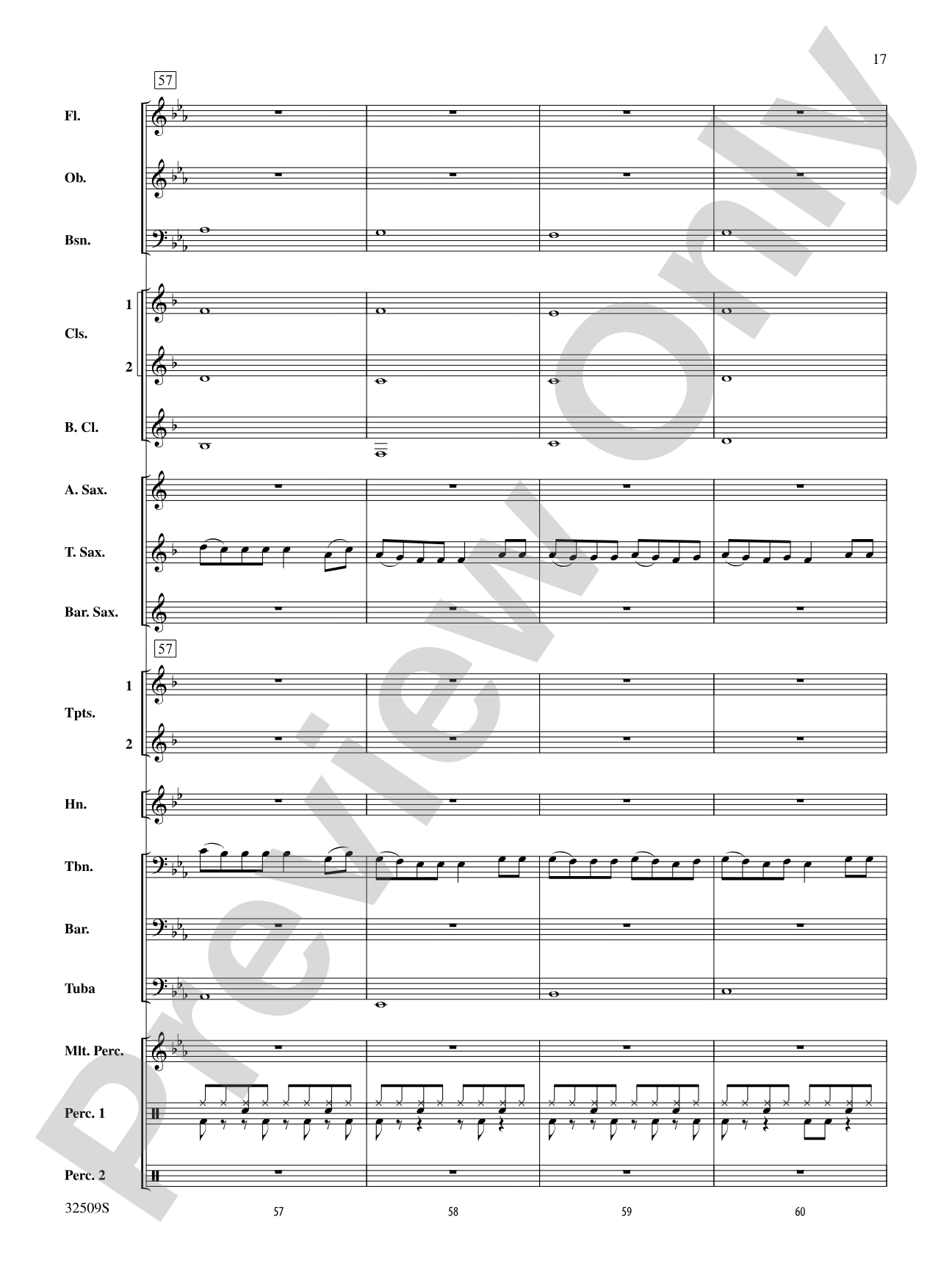 Down: Concert Band Conductor Score & Parts