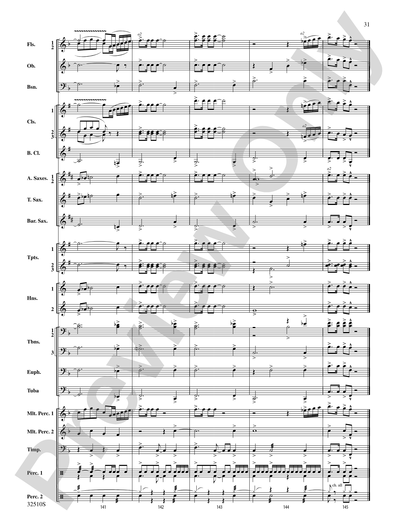 A Christmas Fantasy: Concert Band Conductor Score & Parts