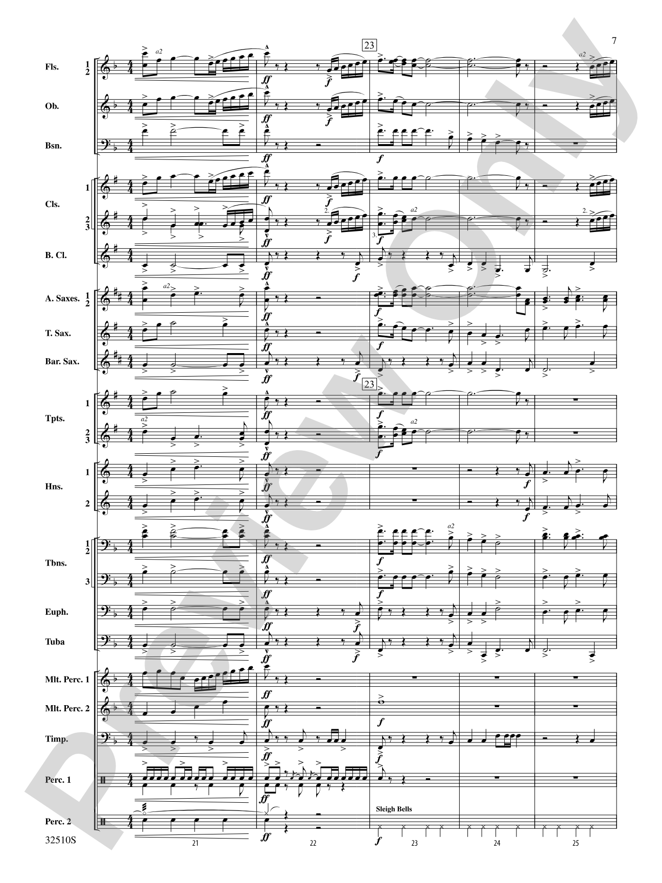 A Christmas Fantasy: Concert Band Conductor Score & Parts
