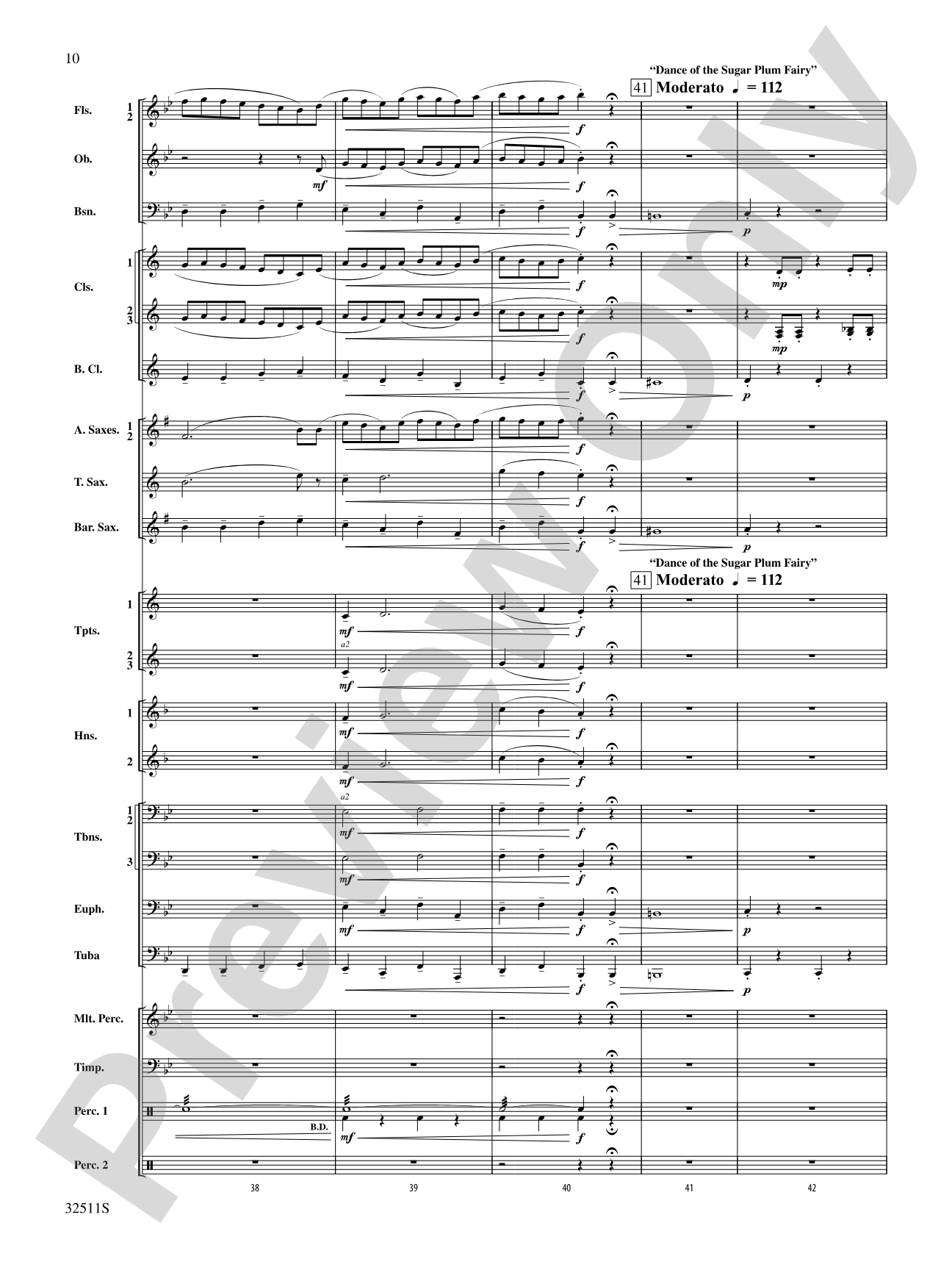 Scenes from The Nutcracker: Concert Band Conductor Score & Parts