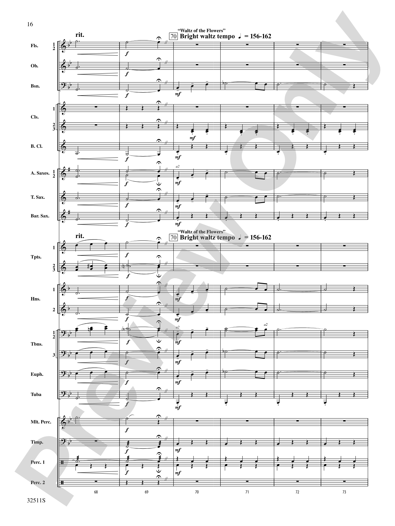 Scenes from The Nutcracker: Concert Band Conductor Score & Parts