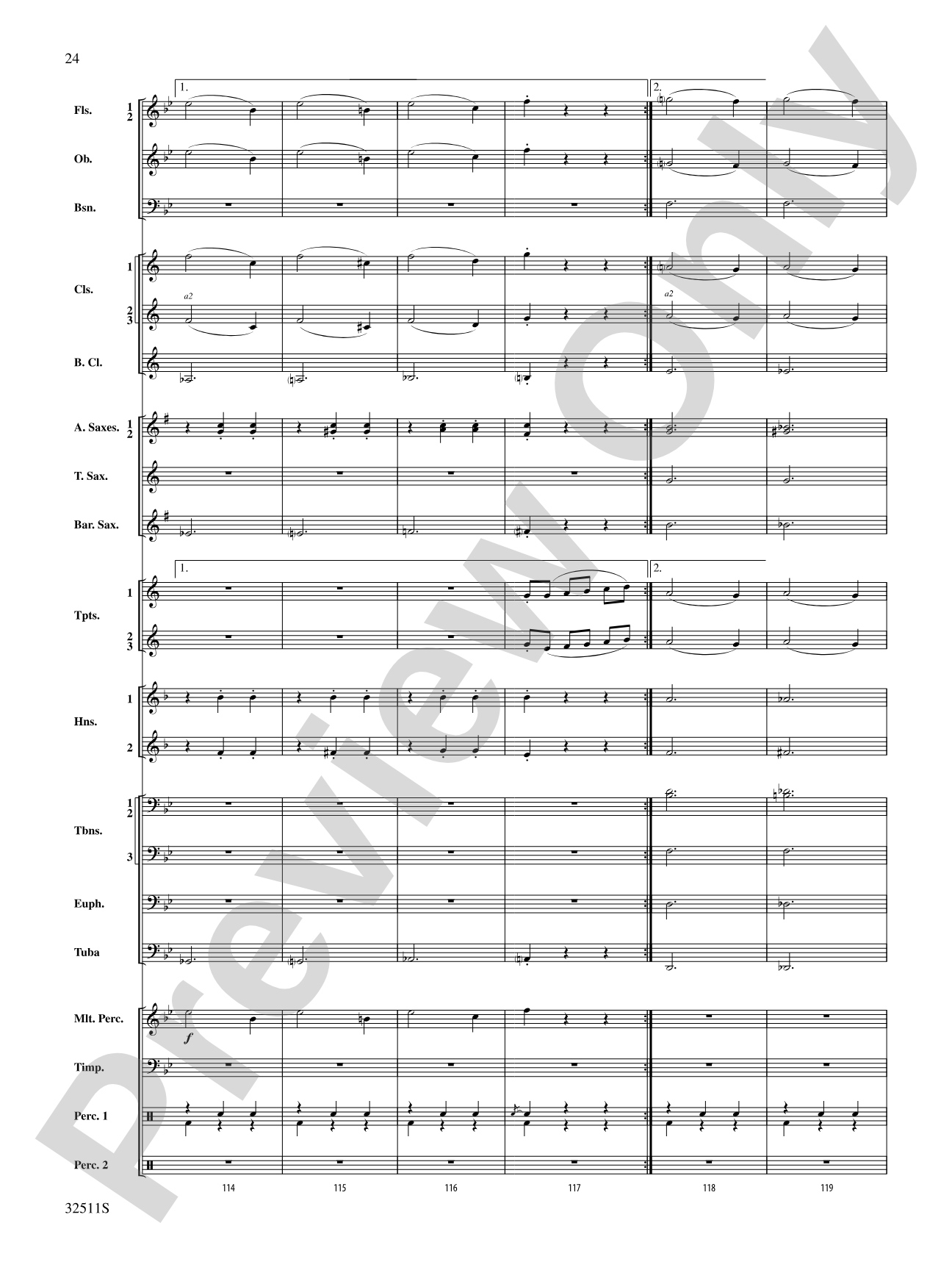 Scenes from The Nutcracker: Concert Band Conductor Score & Parts