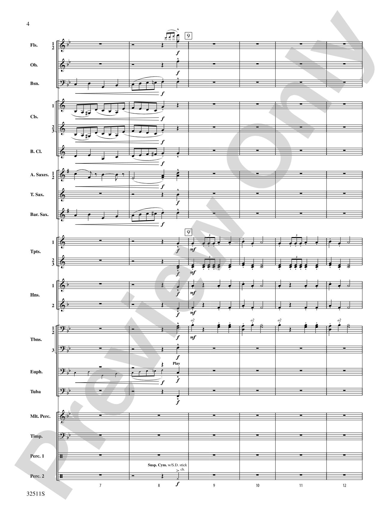 Scenes from The Nutcracker: Concert Band Conductor Score & Parts