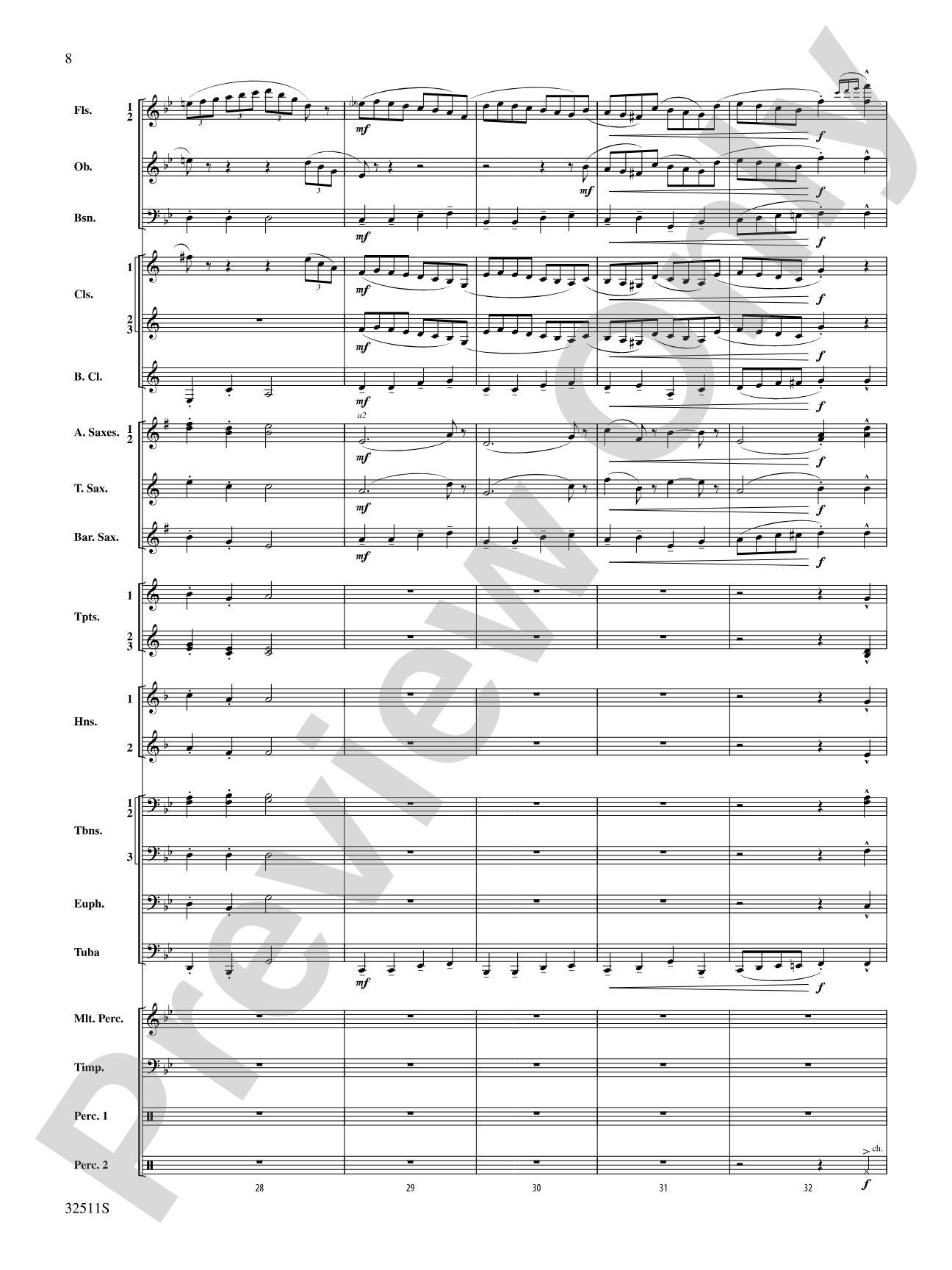Scenes from The Nutcracker: Concert Band Conductor Score & Parts