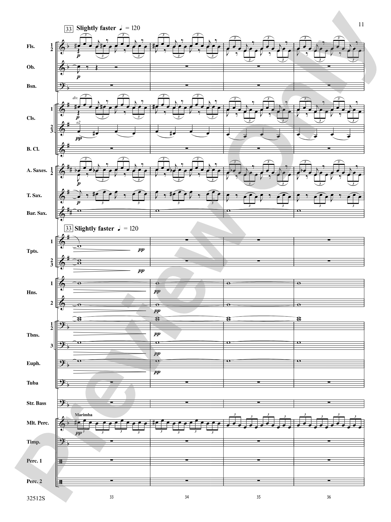 Toccata and Fugue in D Minor: Concert Band Conductor Score & Parts