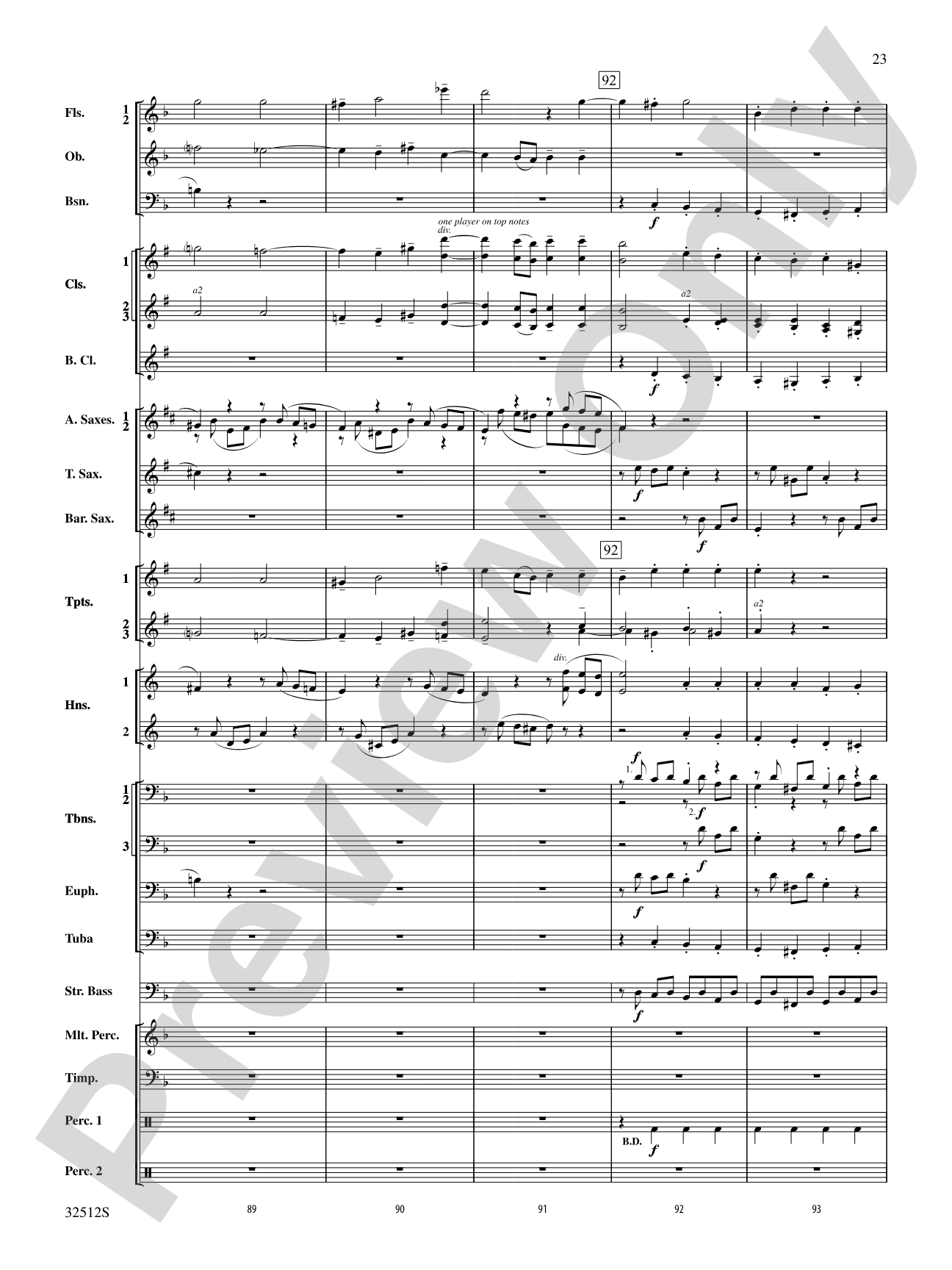 Toccata and Fugue in D Minor: Concert Band Conductor Score & Parts