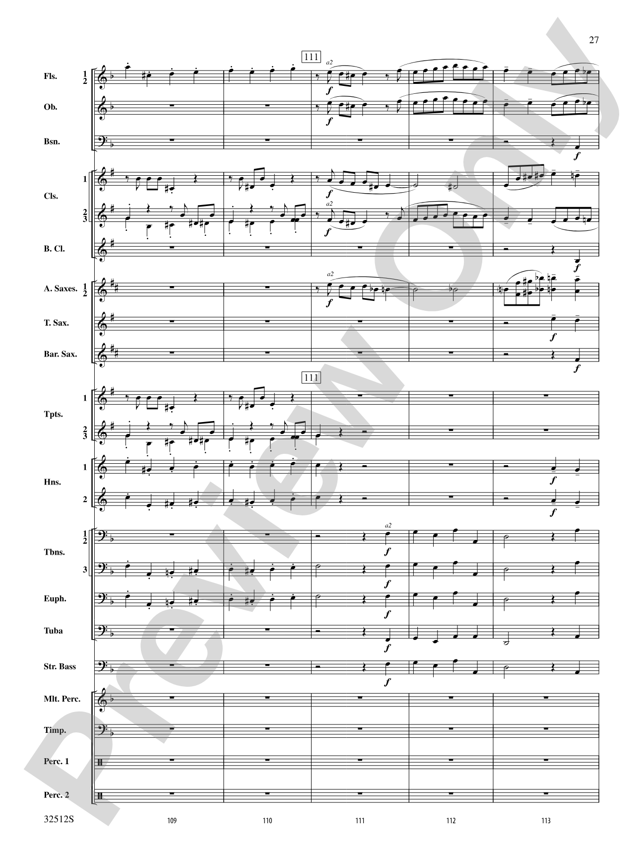 Toccata and Fugue in D Minor: Concert Band Conductor Score & Parts
