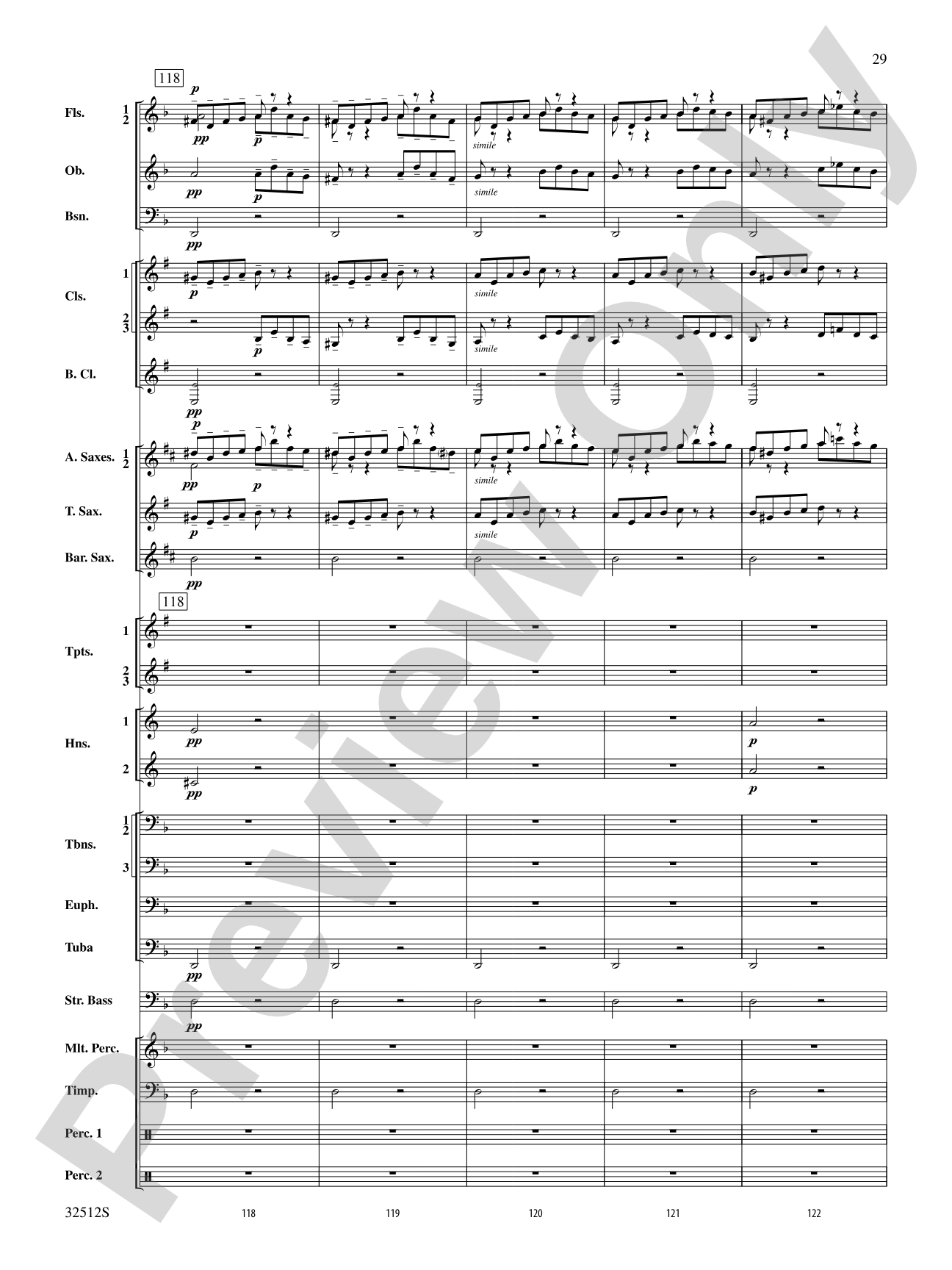 Toccata and Fugue in D Minor: Concert Band Conductor Score & Parts