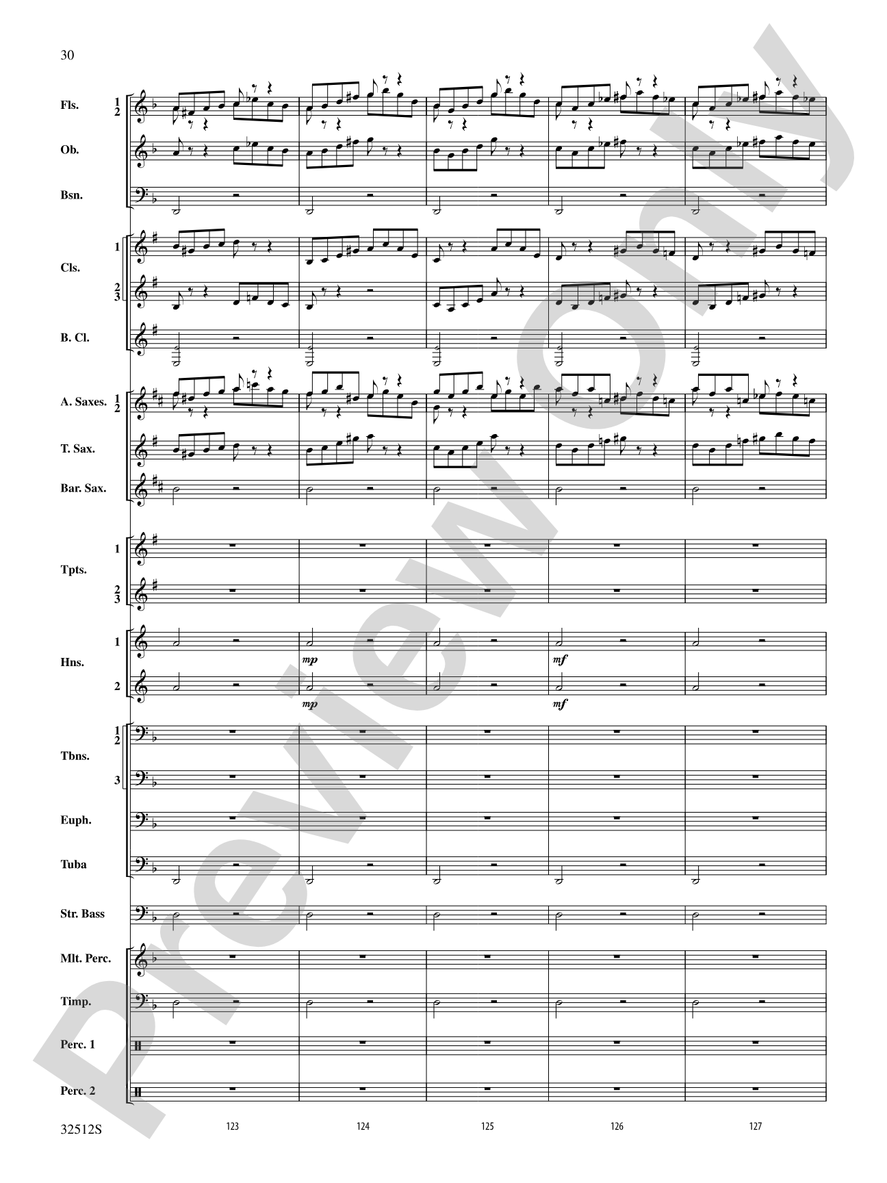 Toccata and Fugue in D Minor: Concert Band Conductor Score & Parts