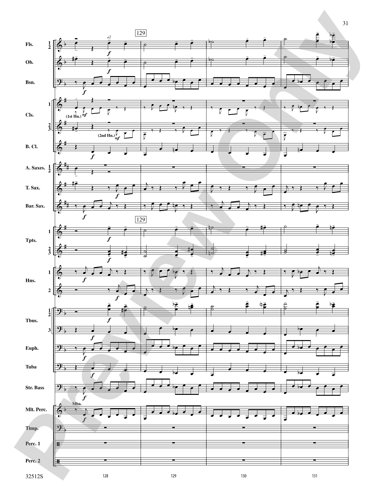 Toccata and Fugue in D Minor: Concert Band Conductor Score & Parts