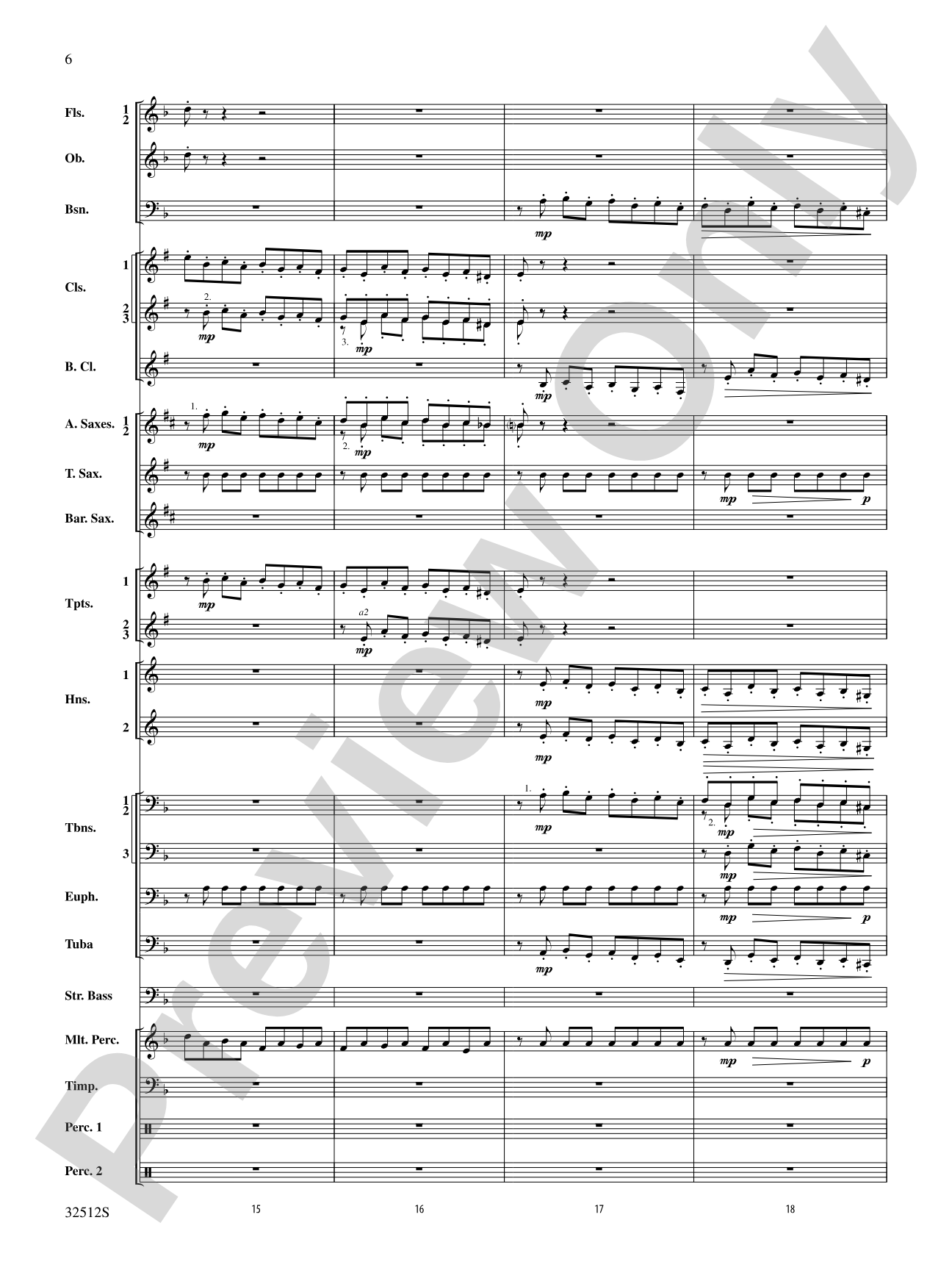 Toccata and Fugue in D Minor: Concert Band Conductor Score & Parts