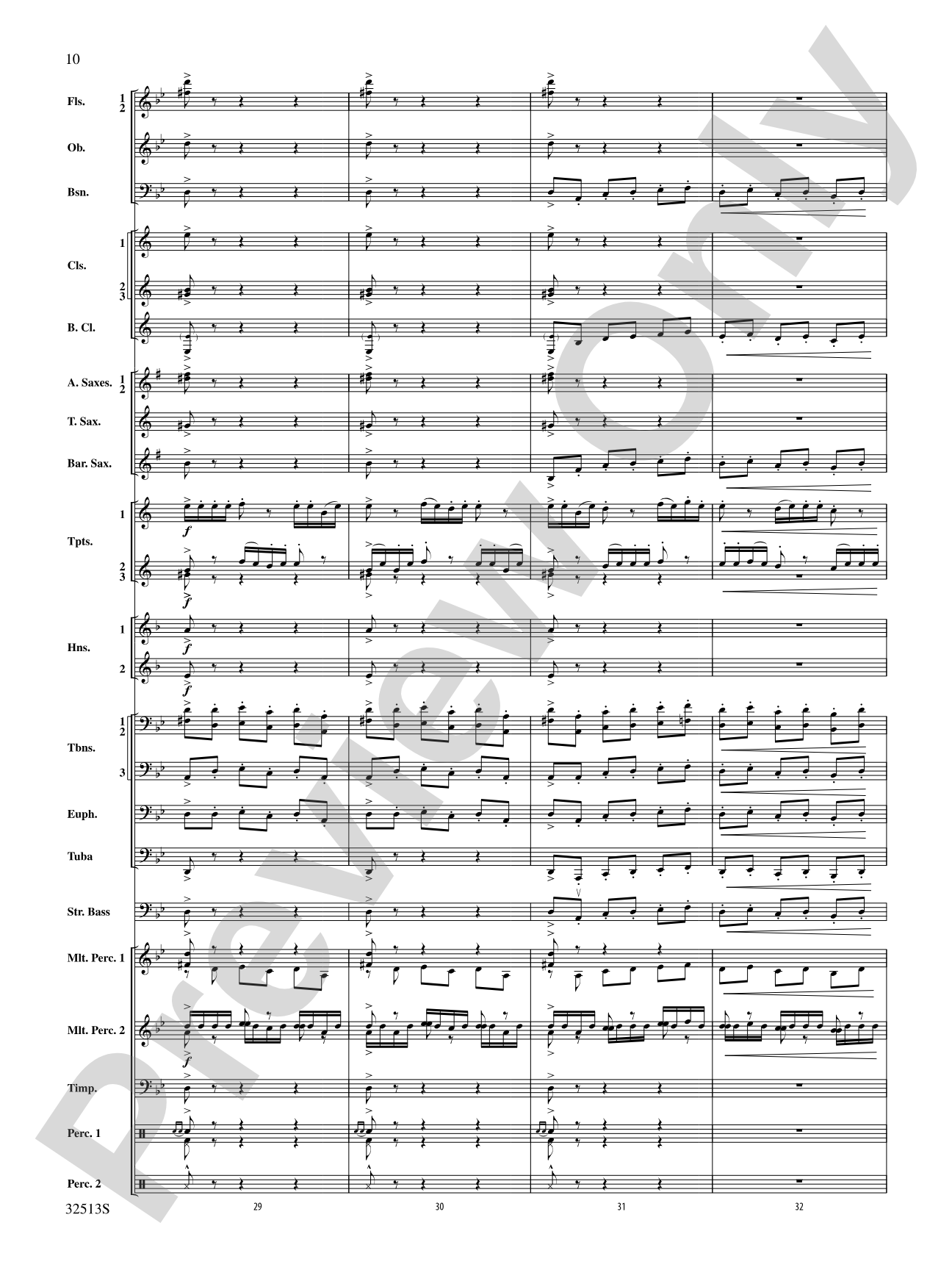 Asturias: Concert Band Conductor Score & Parts