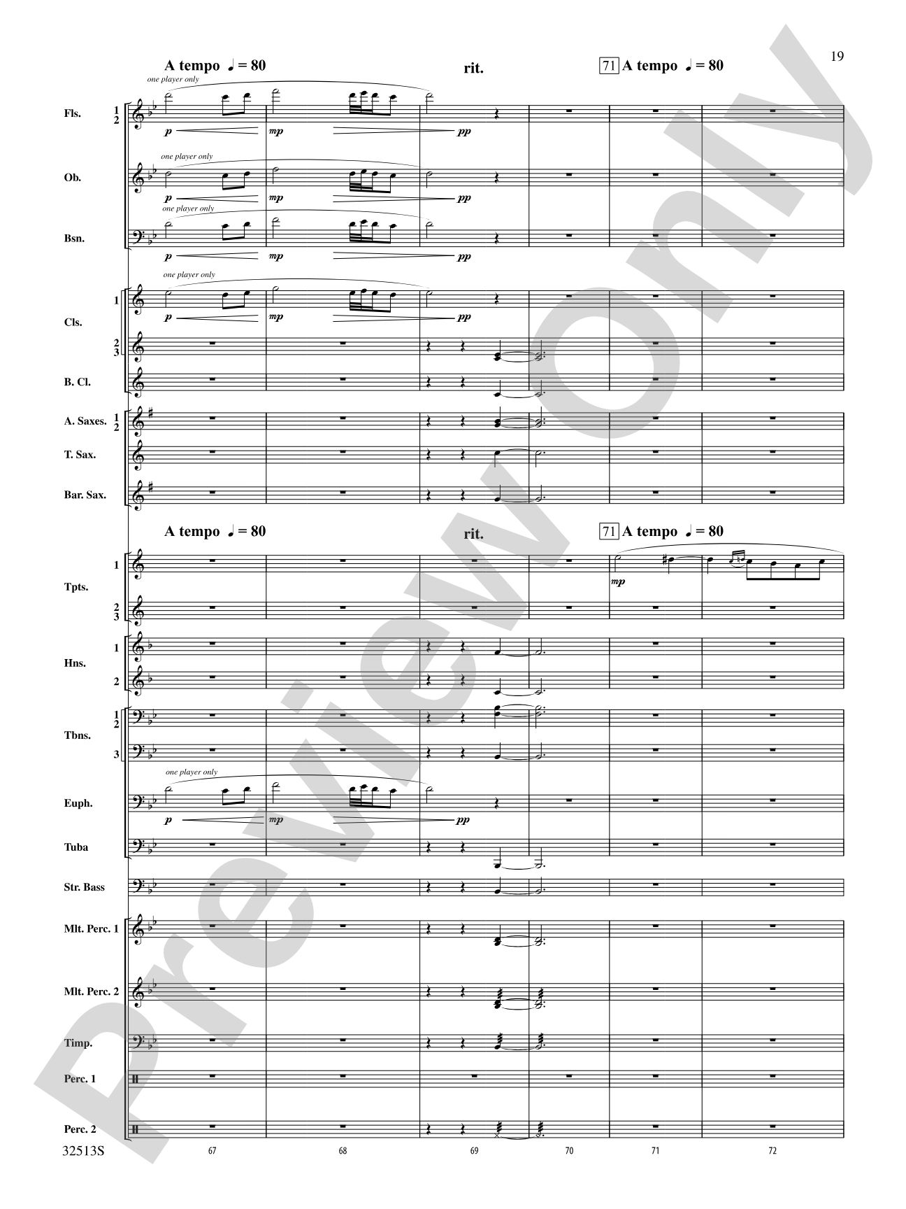 Asturias: Concert Band Conductor Score & Parts