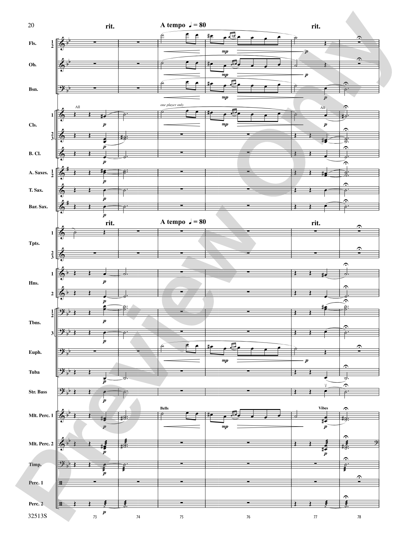 Asturias: Concert Band Conductor Score & Parts