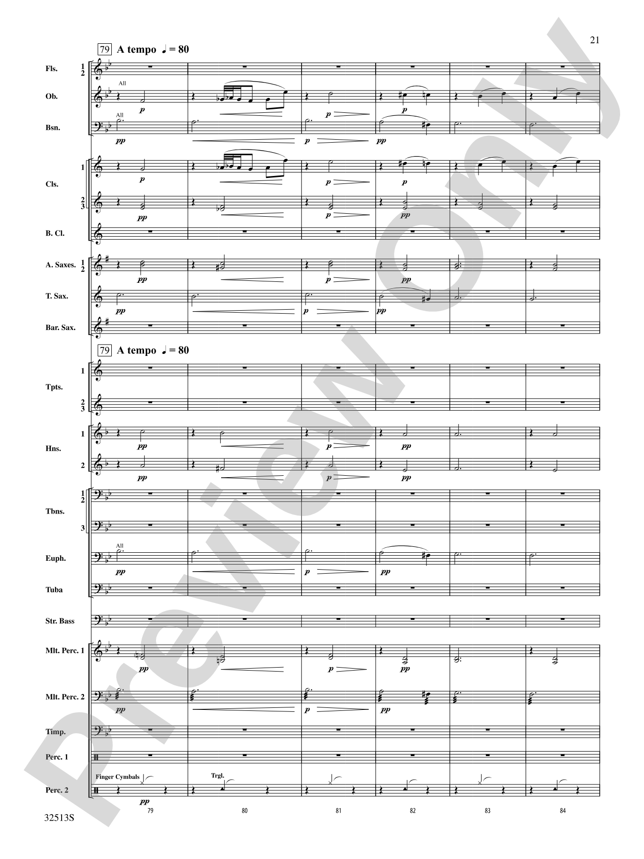 Asturias: Concert Band Conductor Score & Parts