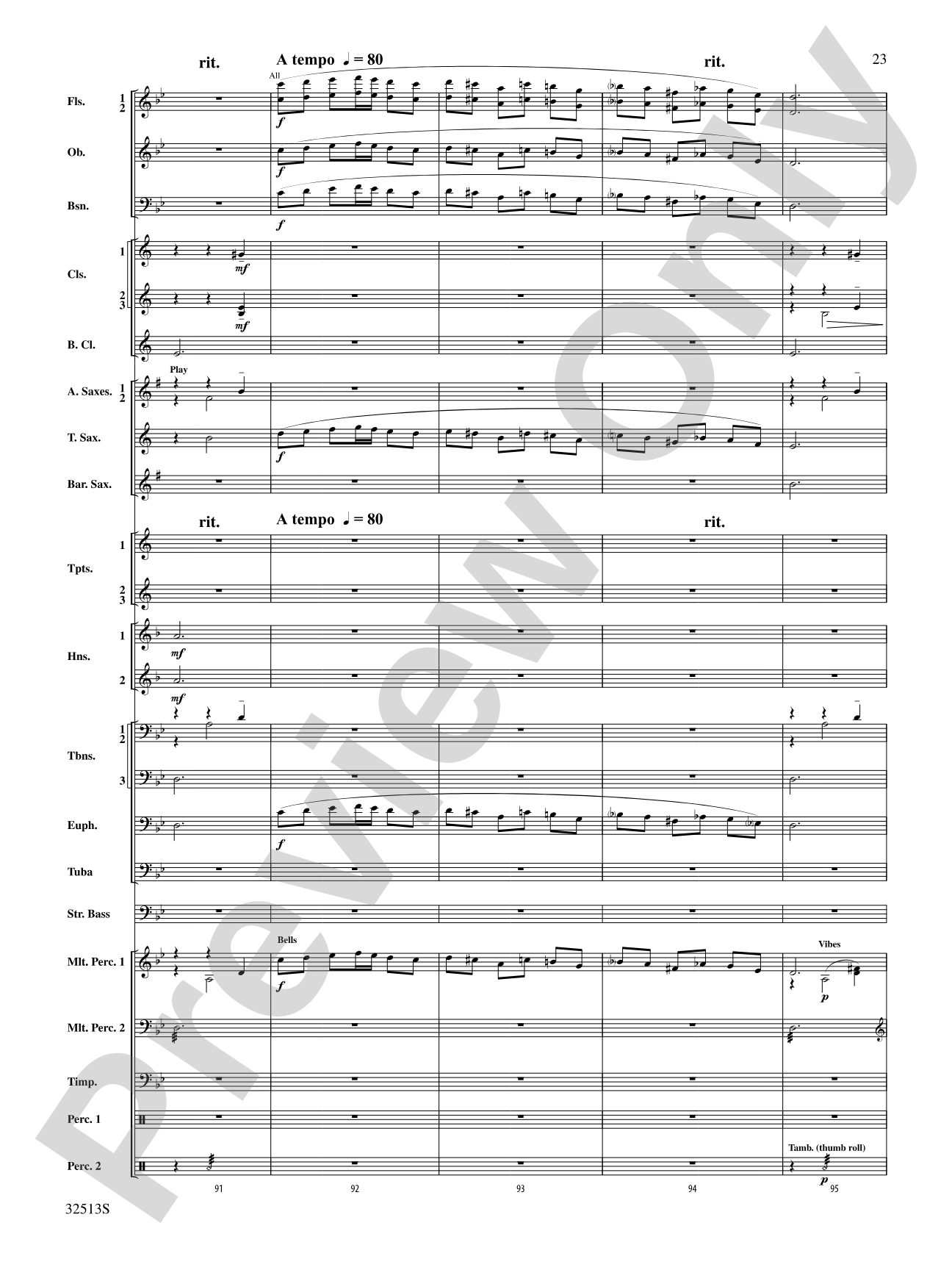 Asturias: Concert Band Conductor Score & Parts