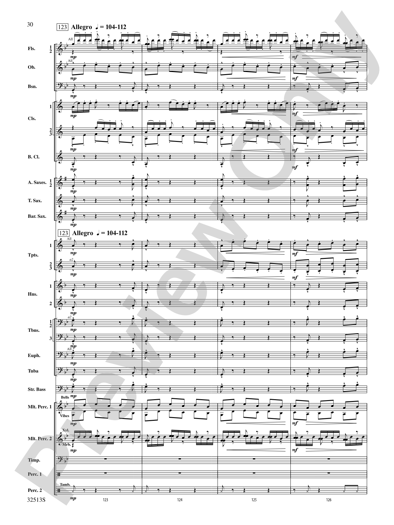 Asturias: Concert Band Conductor Score & Parts