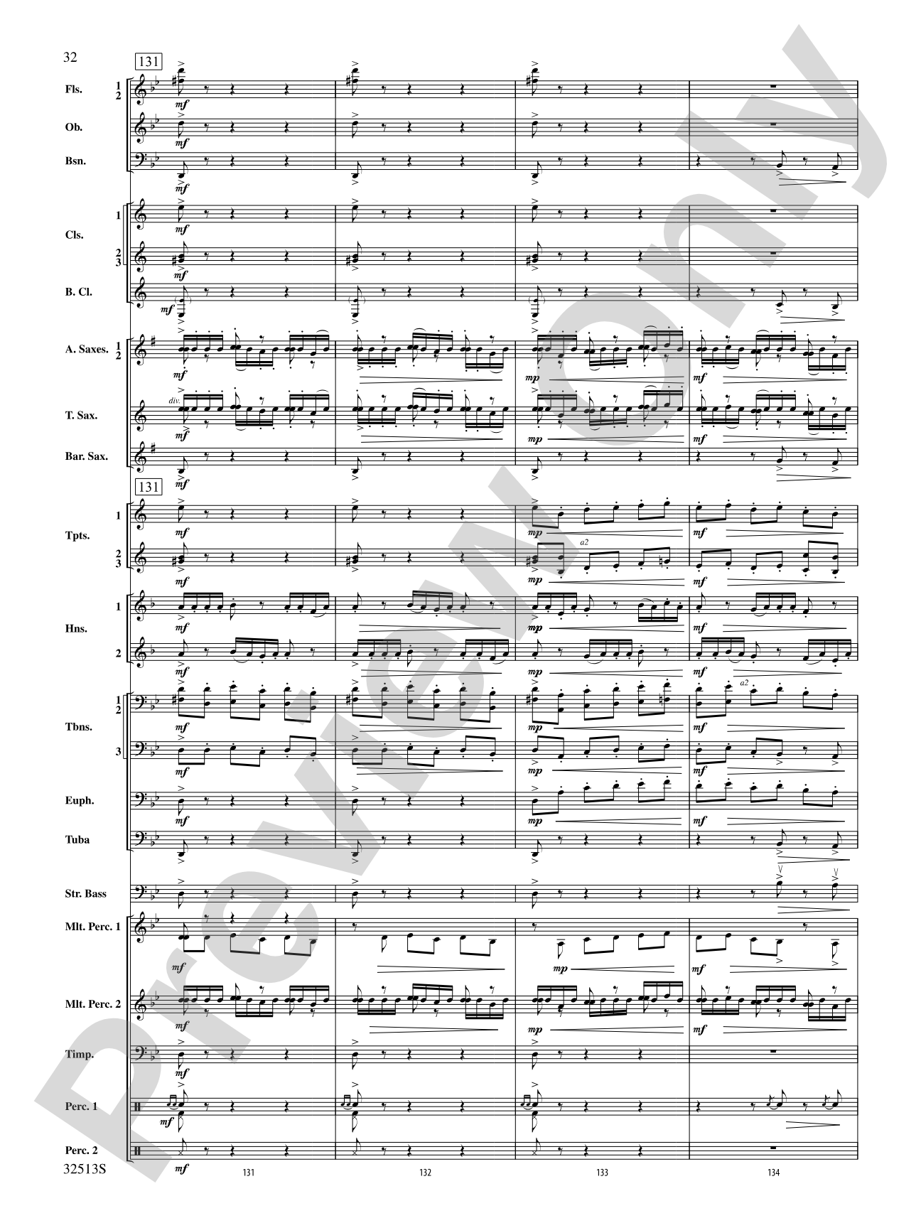 Asturias: Concert Band Conductor Score & Parts