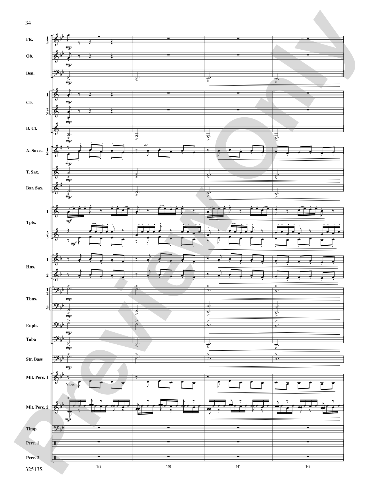 Asturias: Concert Band Conductor Score & Parts