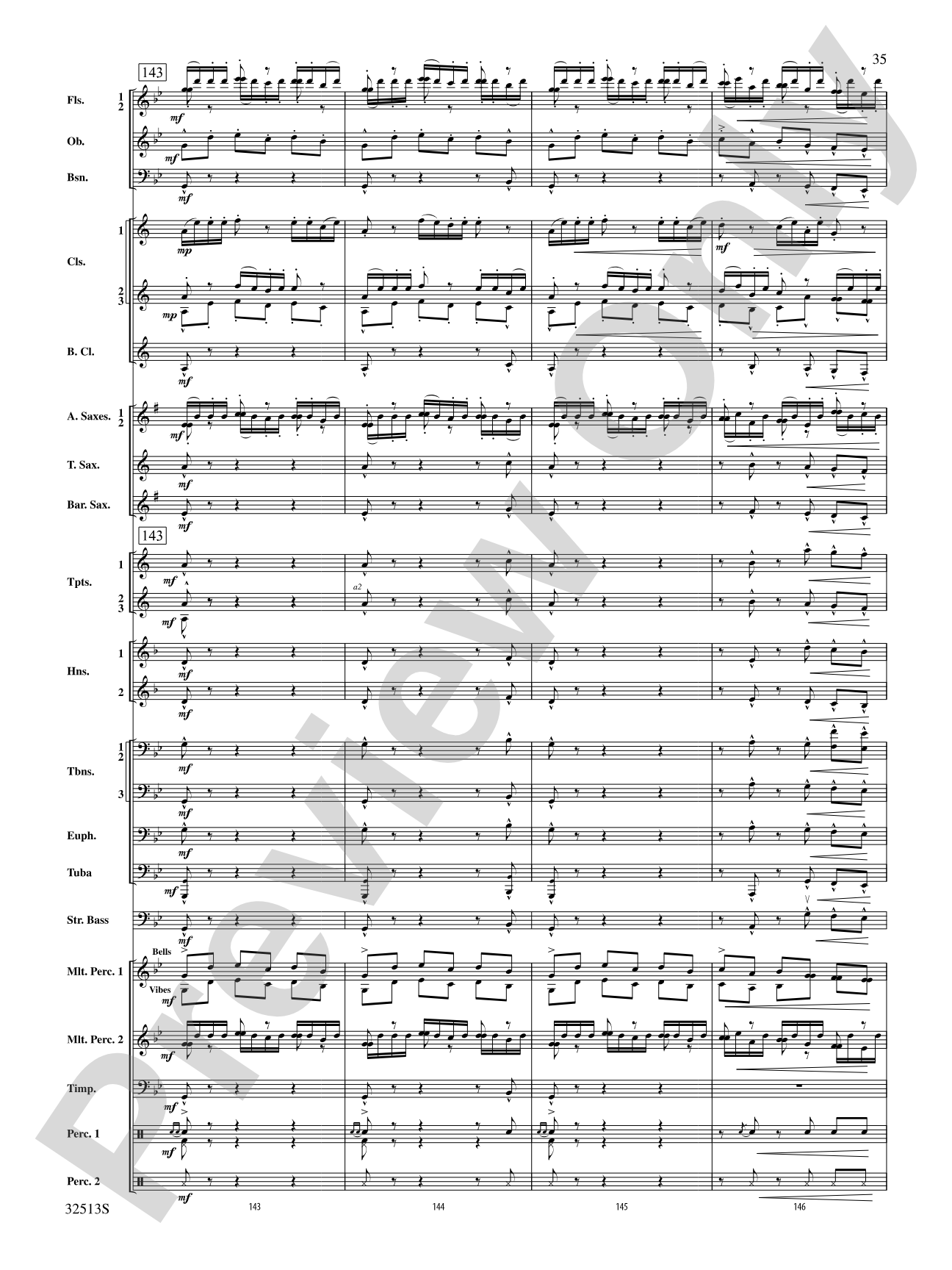 Asturias: Concert Band Conductor Score & Parts