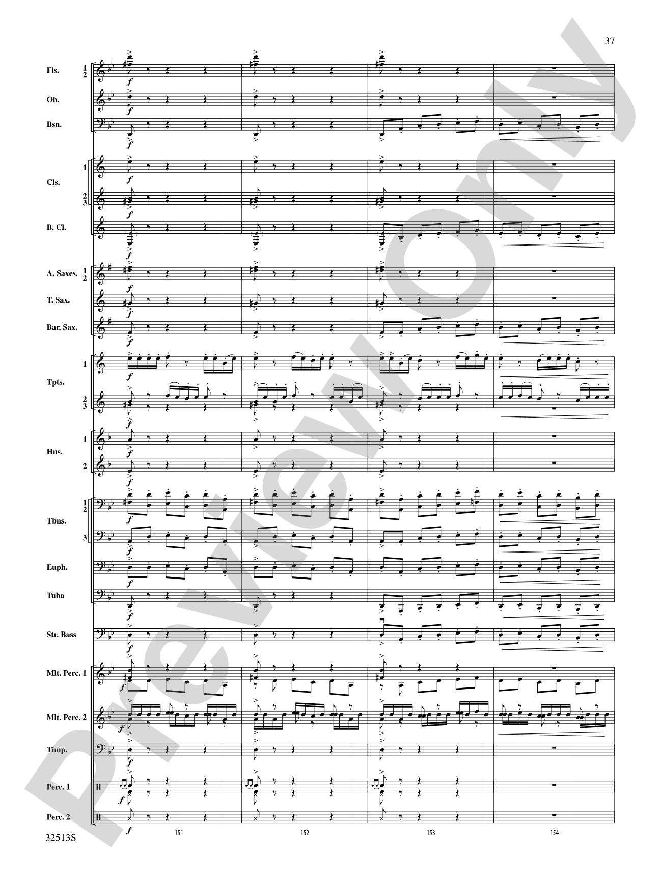 Asturias: Concert Band Conductor Score & Parts