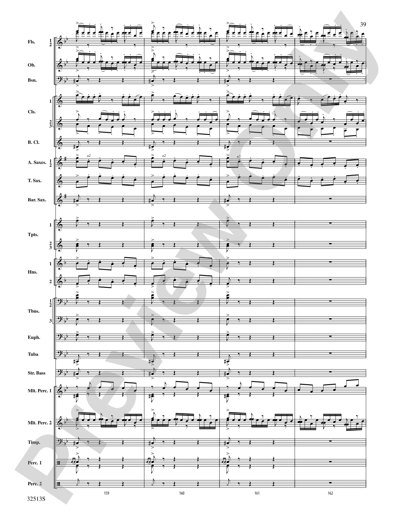 Asturias: Concert Band Conductor Score & Parts