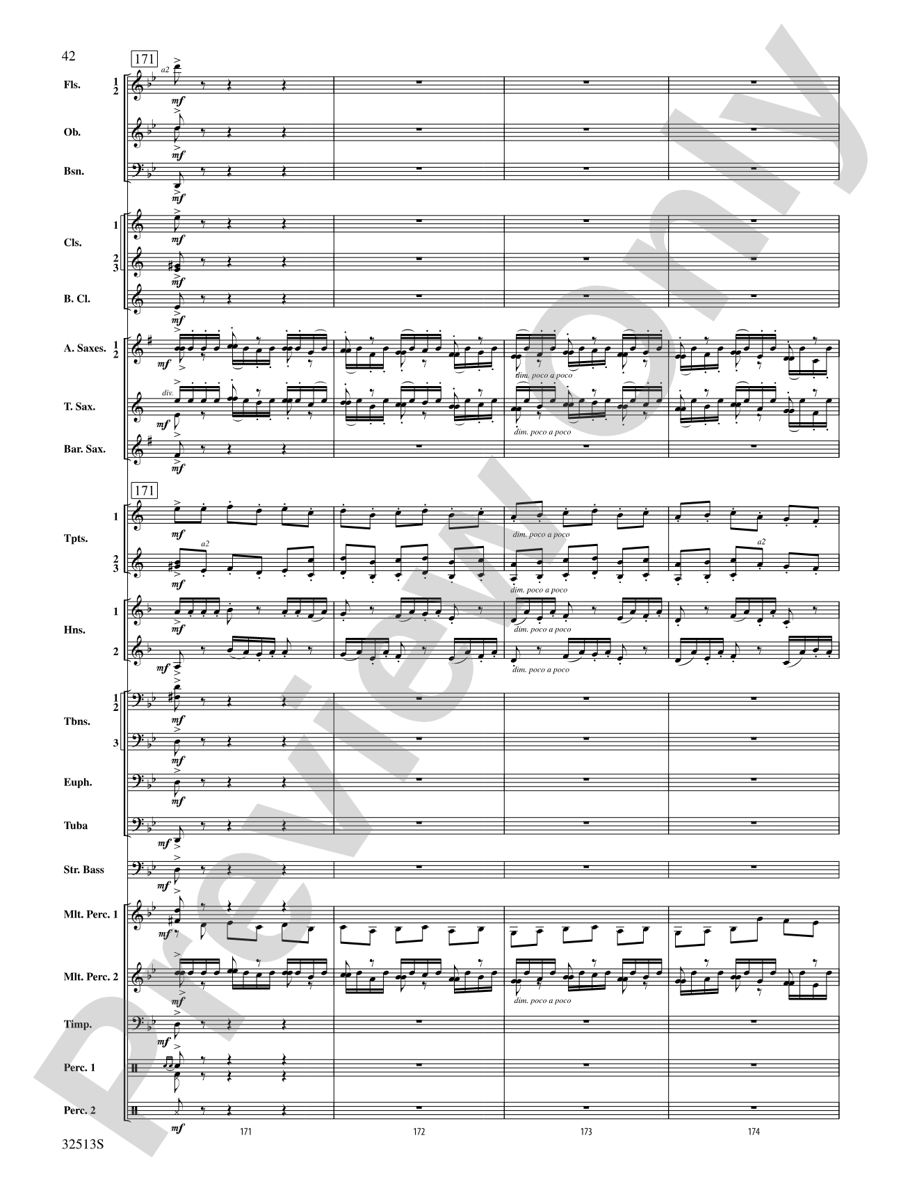 Asturias: Concert Band Conductor Score & Parts