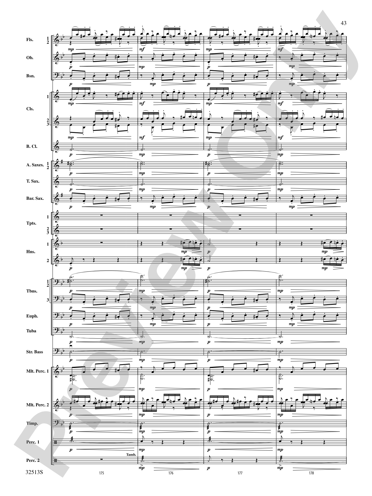 Asturias: Concert Band Conductor Score & Parts