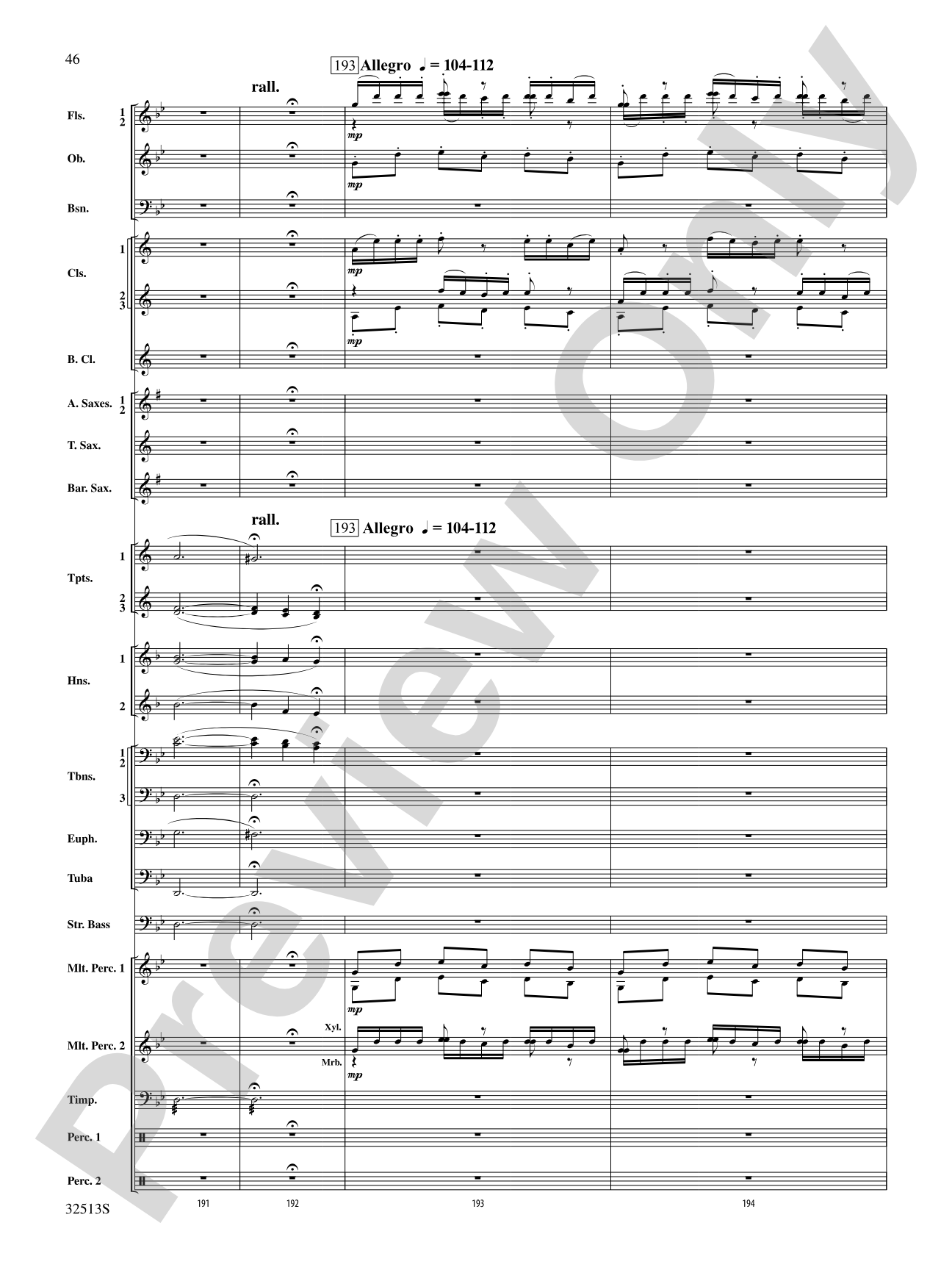 Asturias: Concert Band Conductor Score & Parts