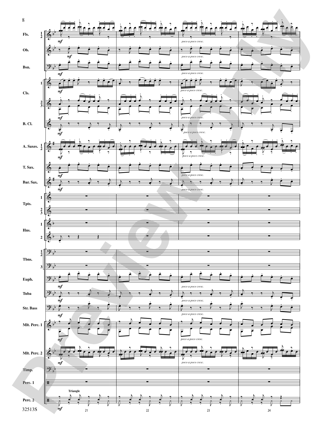 Asturias: Concert Band Conductor Score & Parts