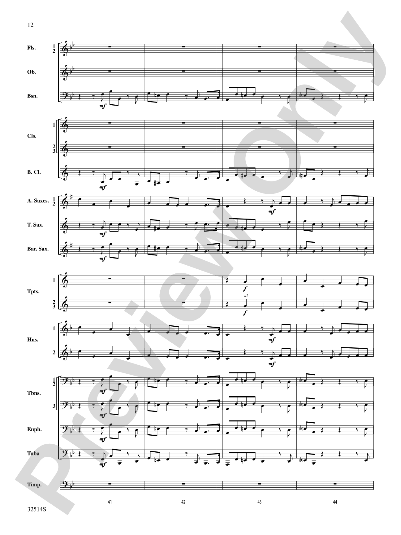 Hallelujah Chorus (From The Messiah): Concert Band Conductor Score & Parts
