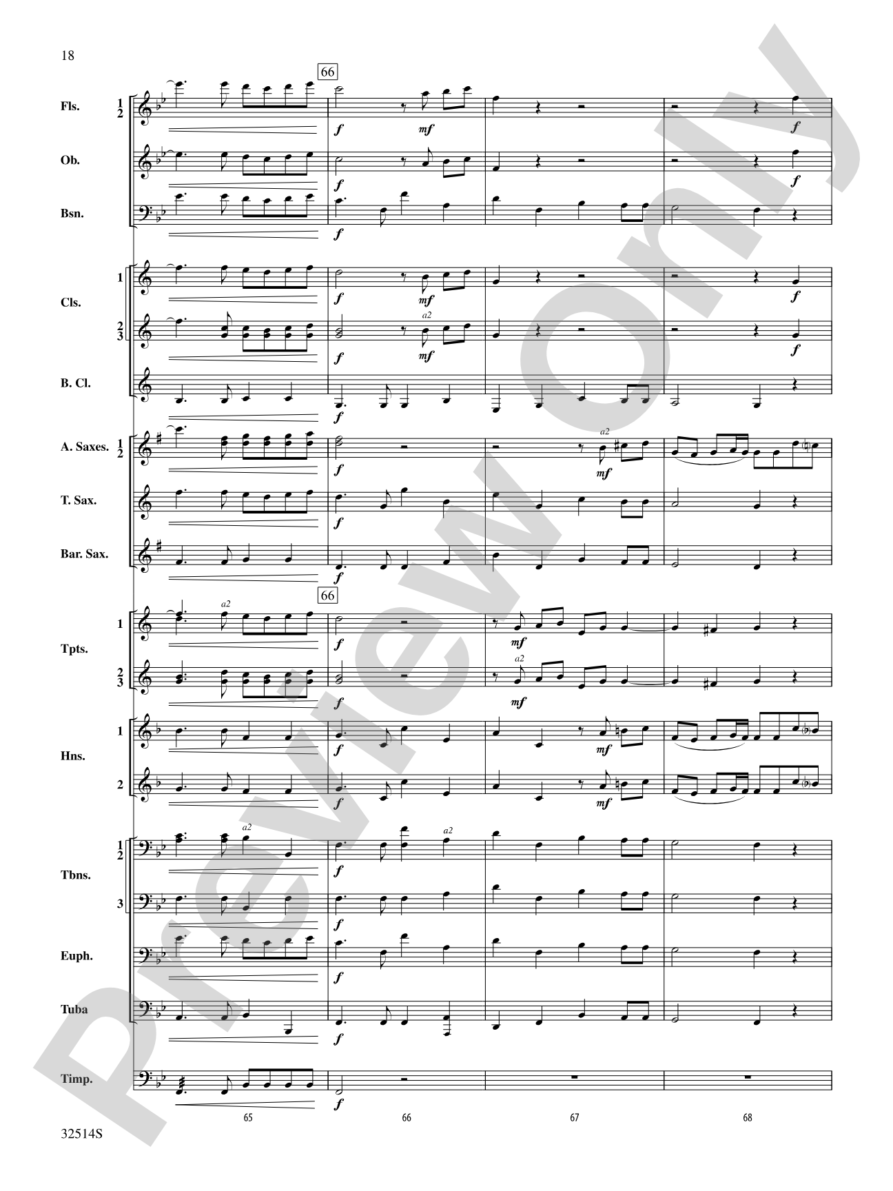Hallelujah Chorus (From The Messiah): Concert Band Conductor Score & Parts