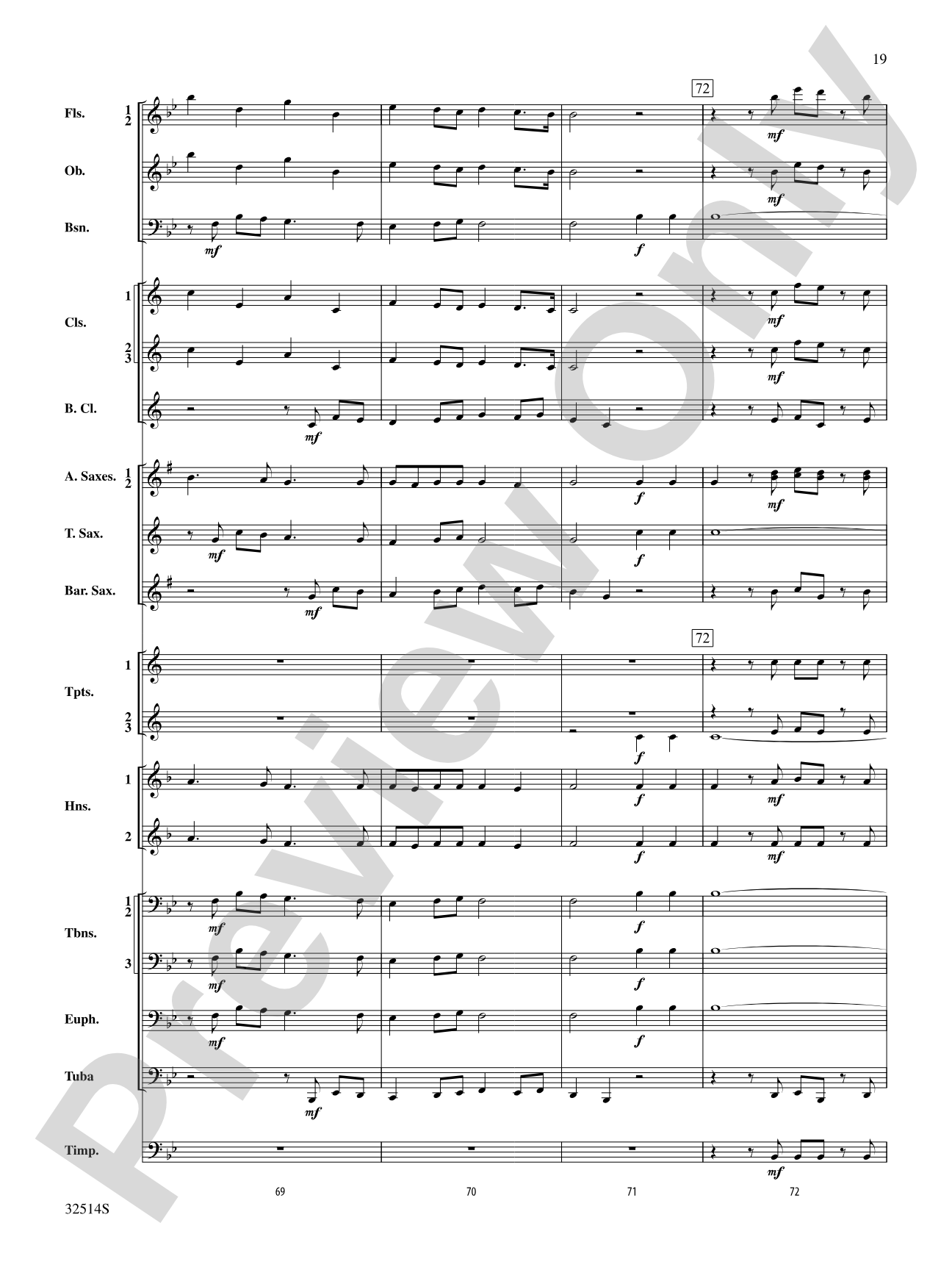 Hallelujah Chorus (From The Messiah): Concert Band Conductor Score & Parts