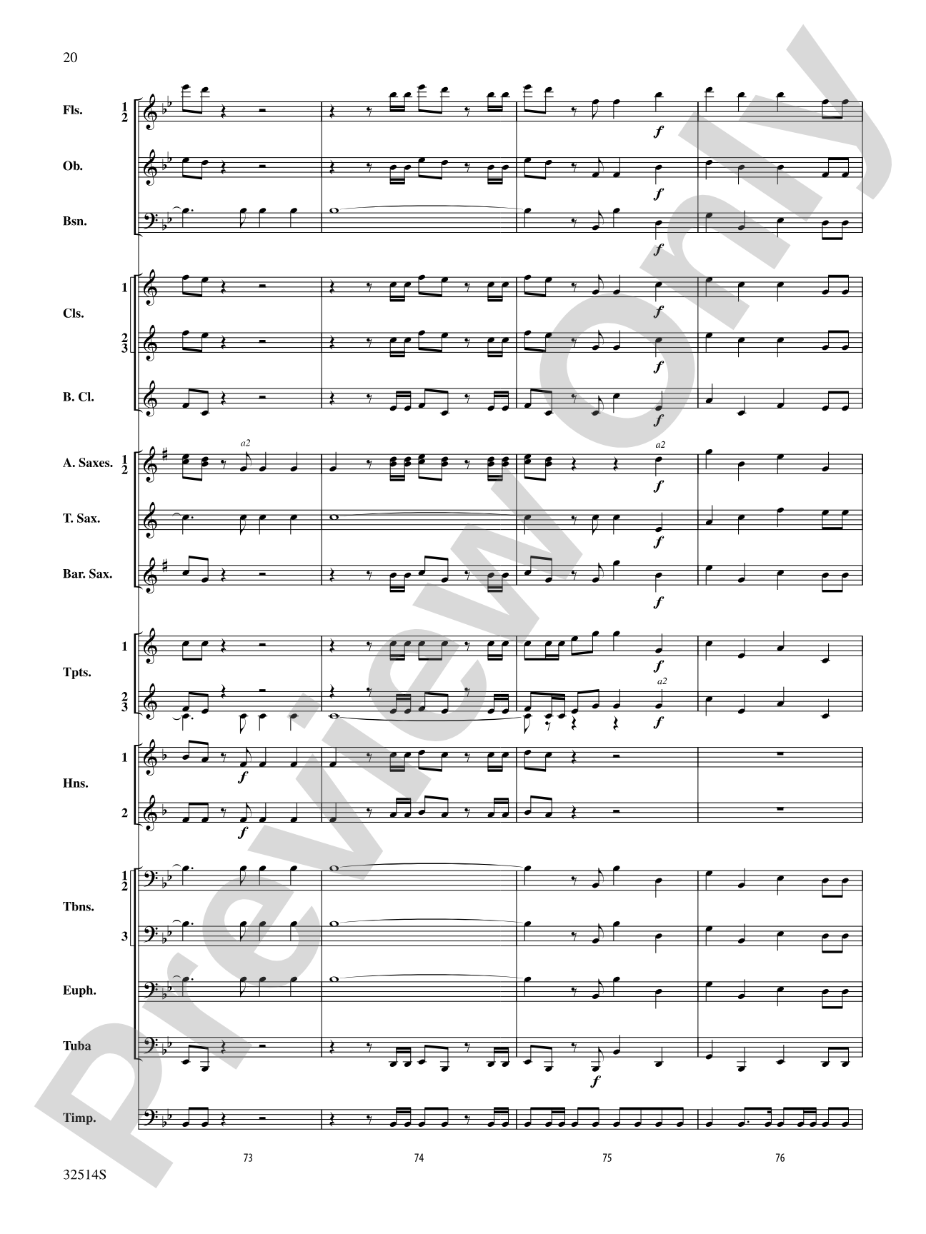 Hallelujah Chorus (From The Messiah): Concert Band Conductor Score & Parts